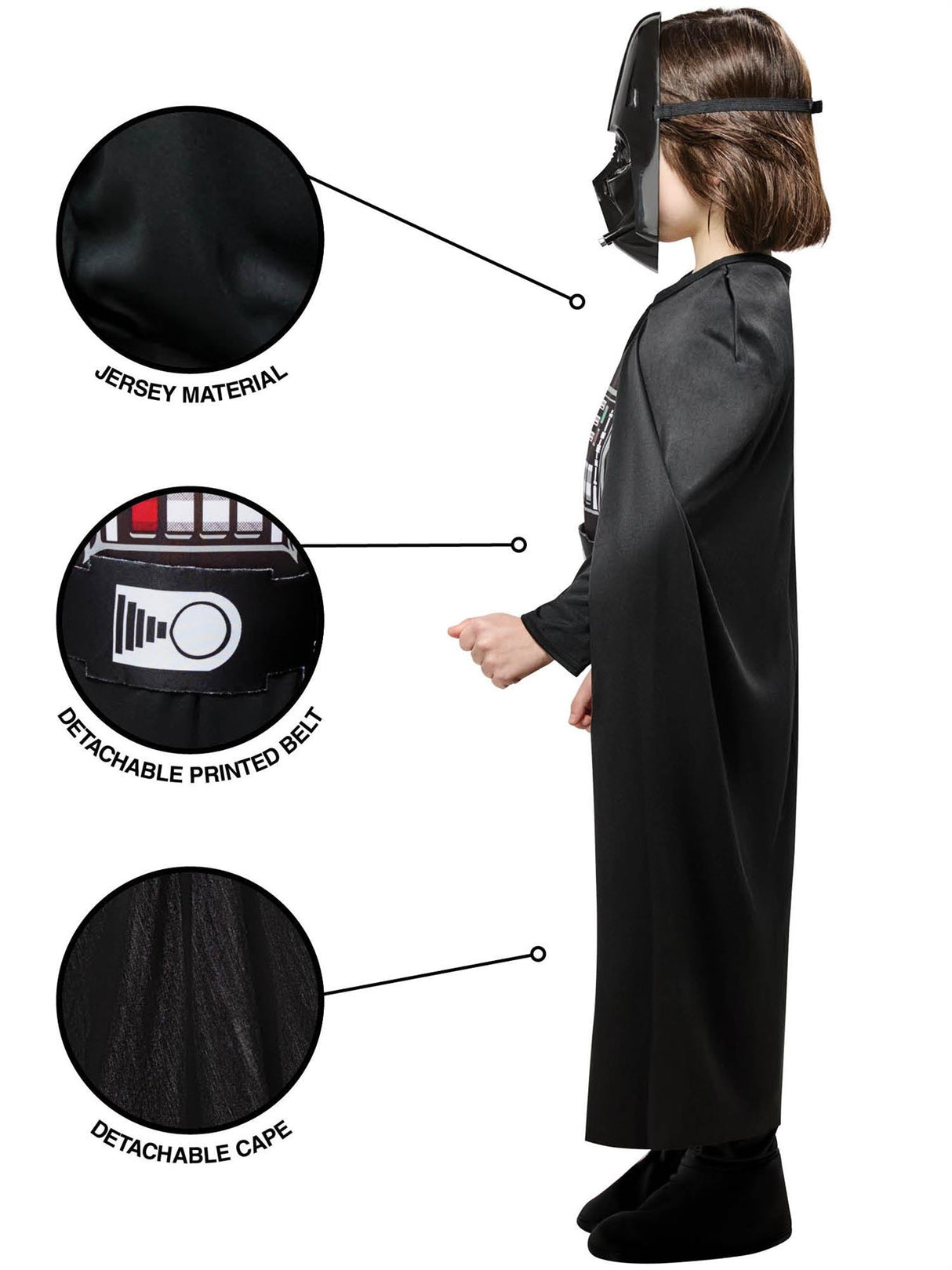 Darth Vader Star Wars Costume - Boys