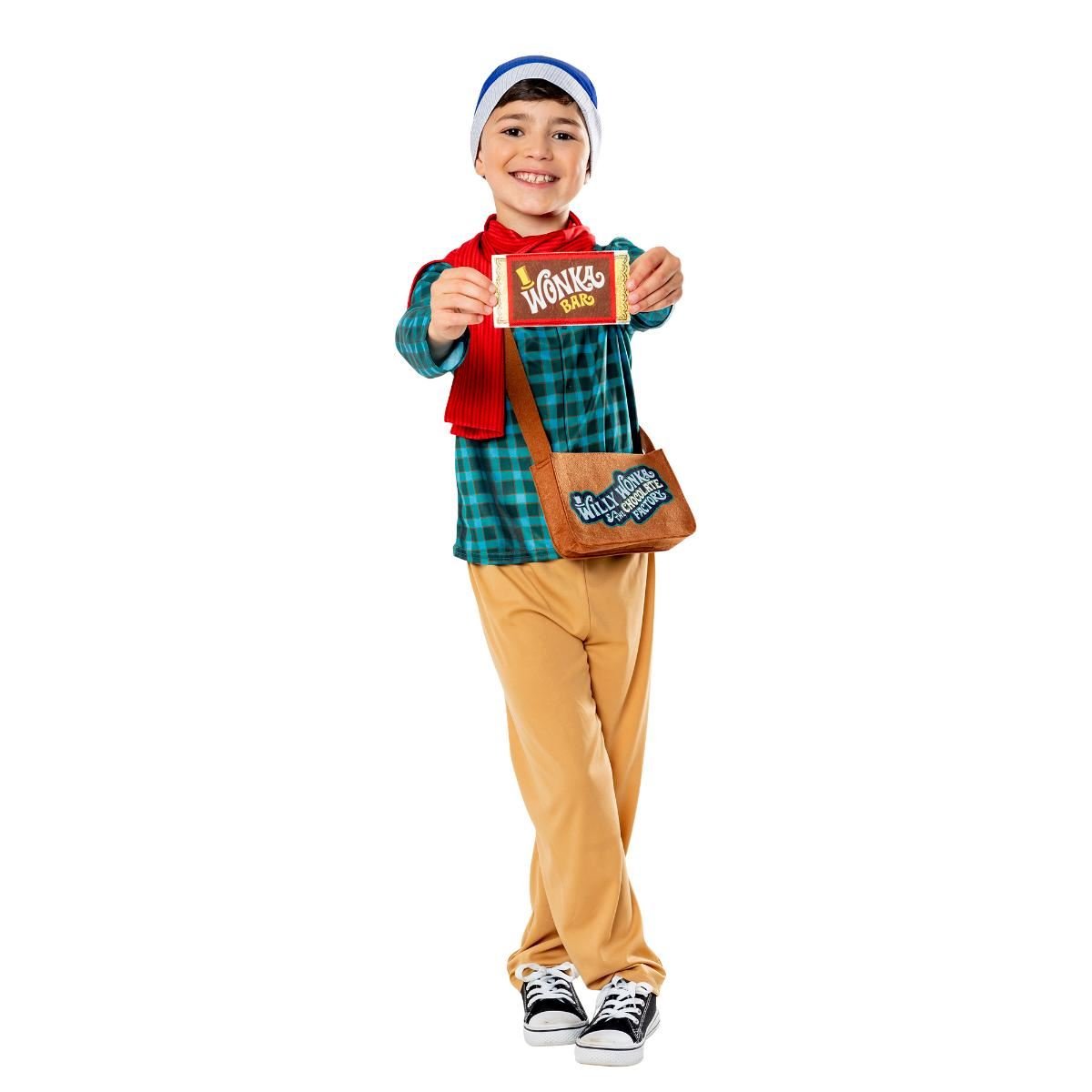 Rubies - Charlie Bucket Willy Wonka & The Chocolate Factory Costume - Boys - Fancy Dress Central