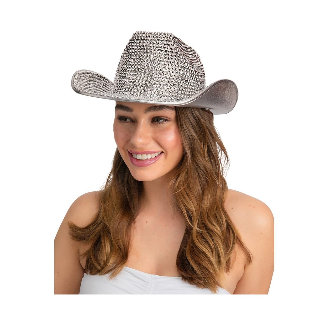 Wicked Costumes Ltd - Rhinestone Bling Cowboy Hat - Adult - Fancy Dress Central