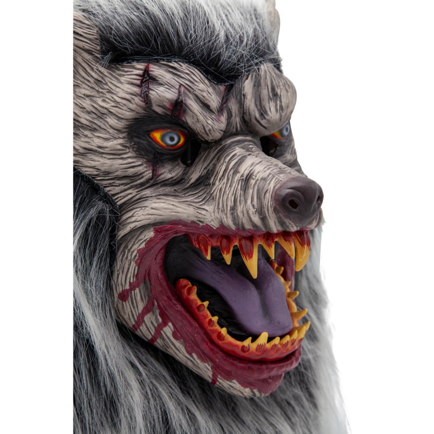 Bloodthirsty Werewolf Mask - Adult
