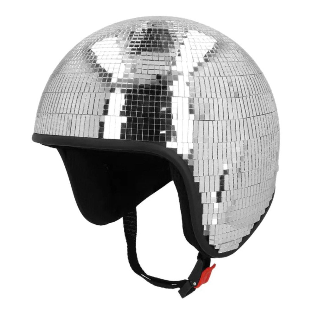 Boland - Disco Helmet (Silver) - Adult - Fancy Dress Central