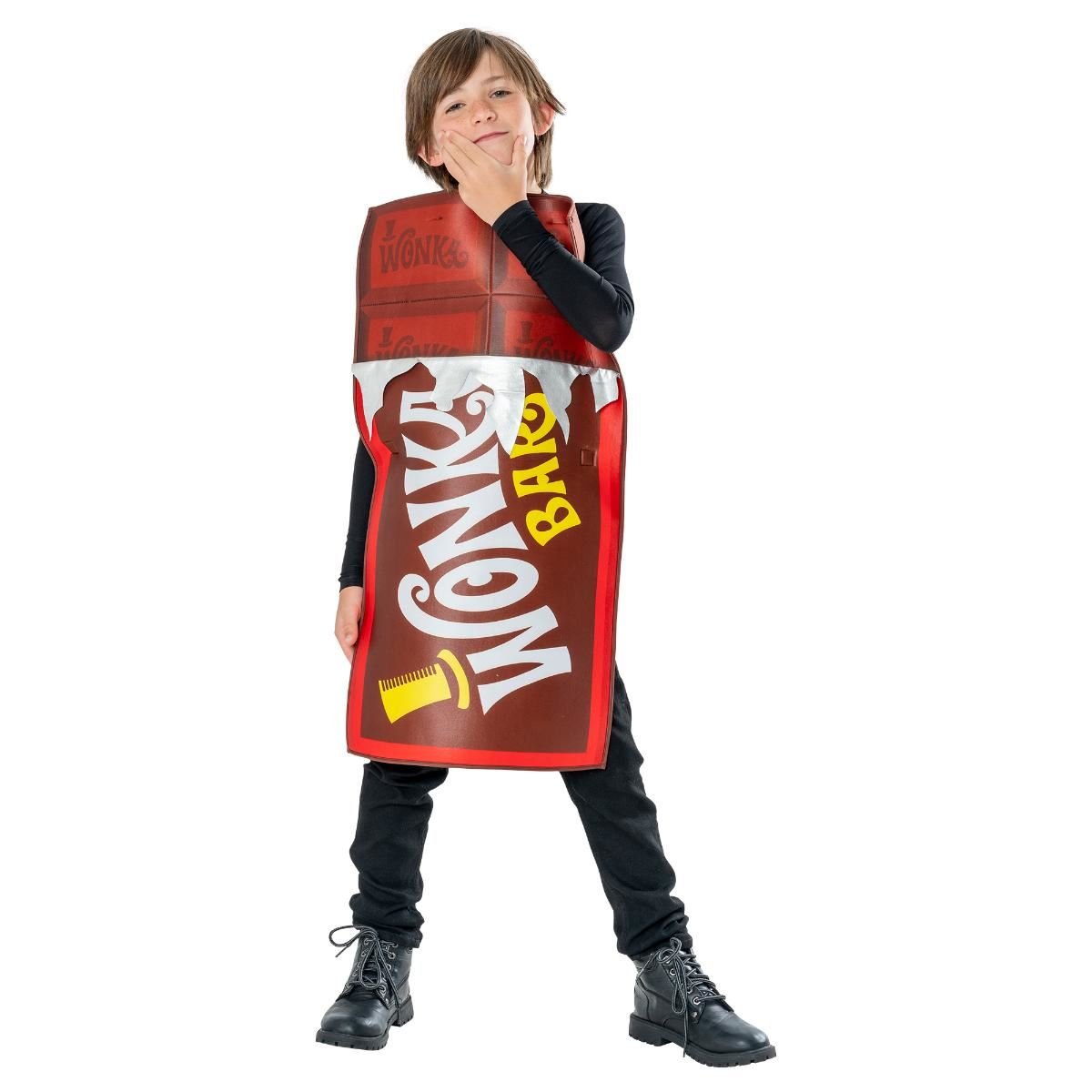 Rubies - Wonka Bar Willy Wonka & The Chocolate Factory Costume - Child - Fancy Dress Central