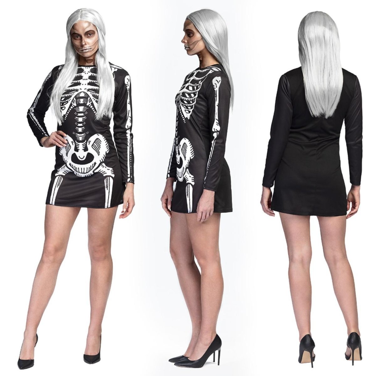 Boland - Skeleton Babe Dress - Women - Fancy Dress Central