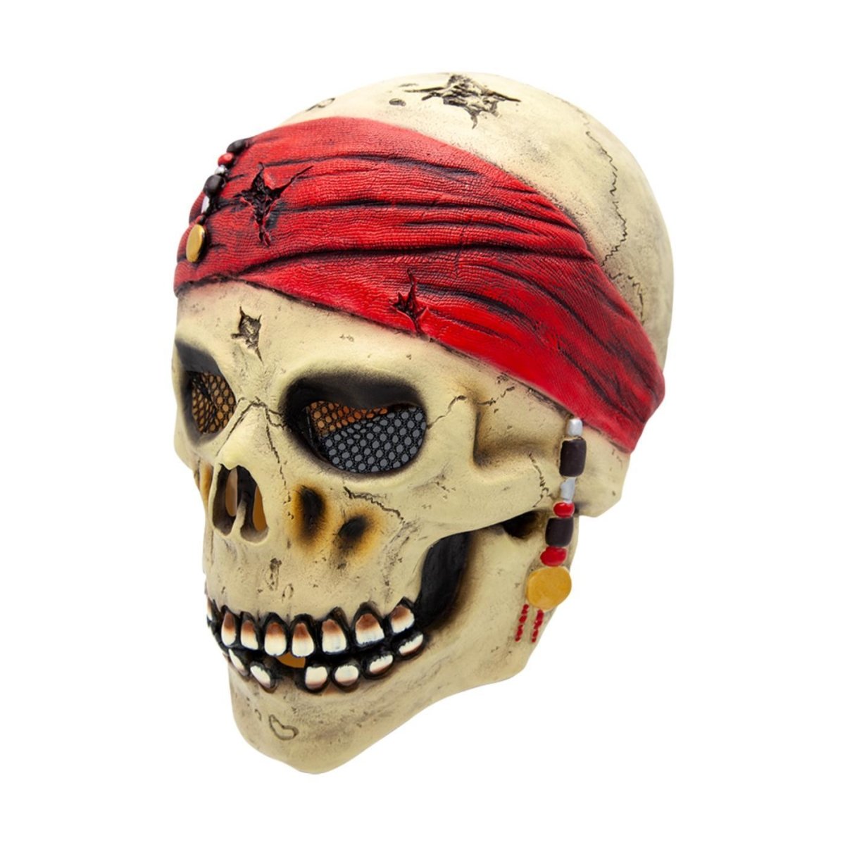 Wicked Costumes Ltd - Skeleton Pirate Mask - Adult - Fancy Dress Central
