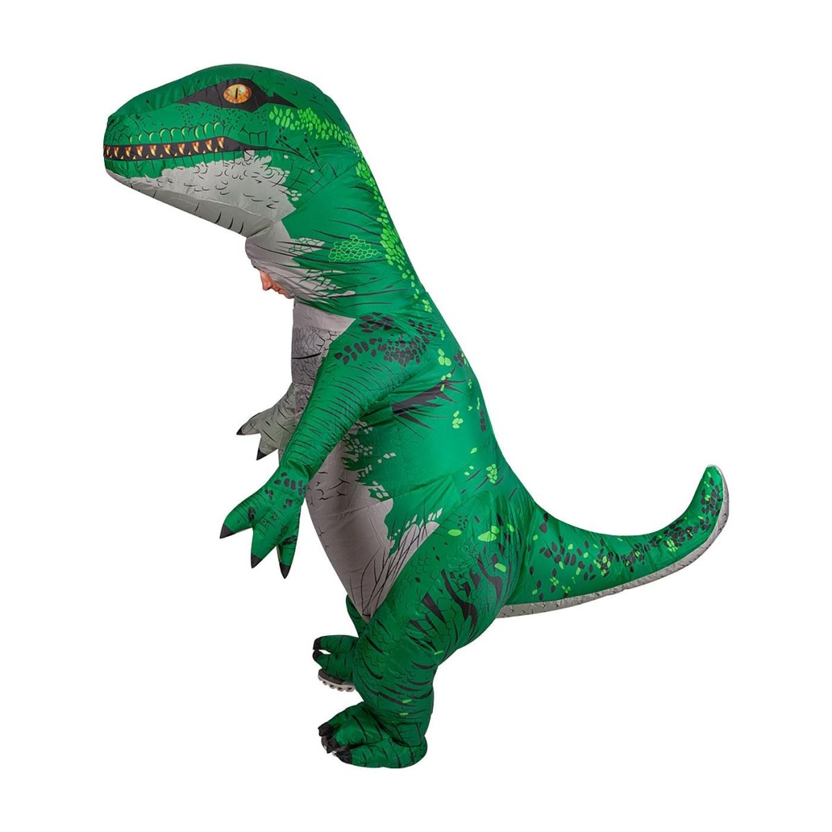 Wicked Costumes Ltd - Inflatable Dinosaur Costume (Green) - Adult - Fancy Dress Central
