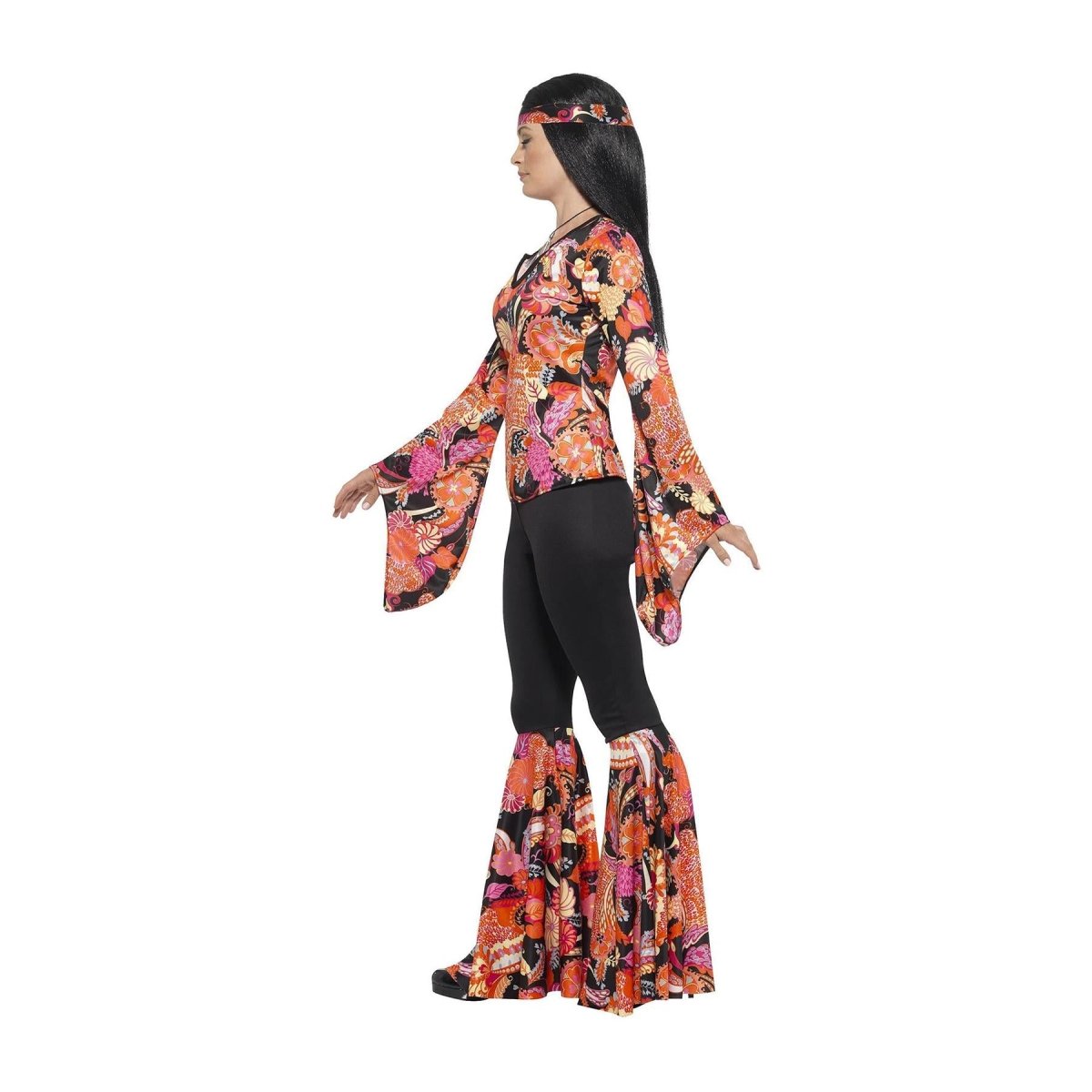Smiffys - Willow the Hippie Costume - Women - Fancy Dress Central