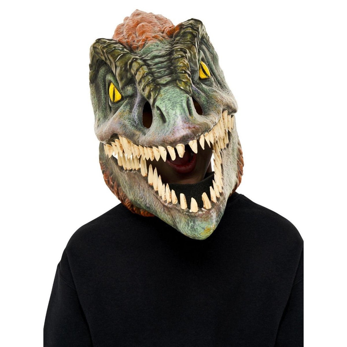 Rubies - Pyroraptor Moveable Jaw Mask - Child - Fancy Dress Central
