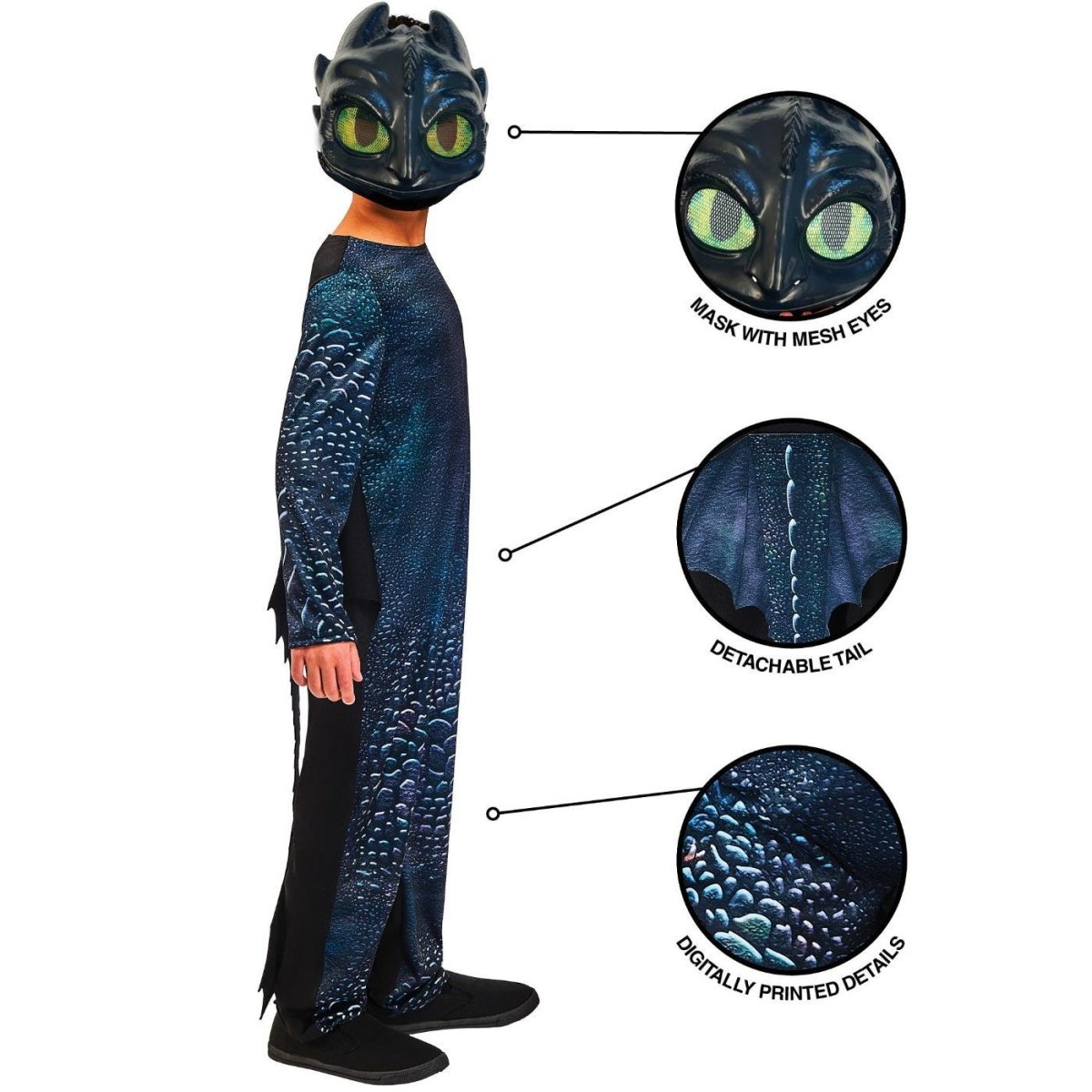 Rubies - Toothless How to Train Your Dragon Costume - Child - Fancy Dress Central