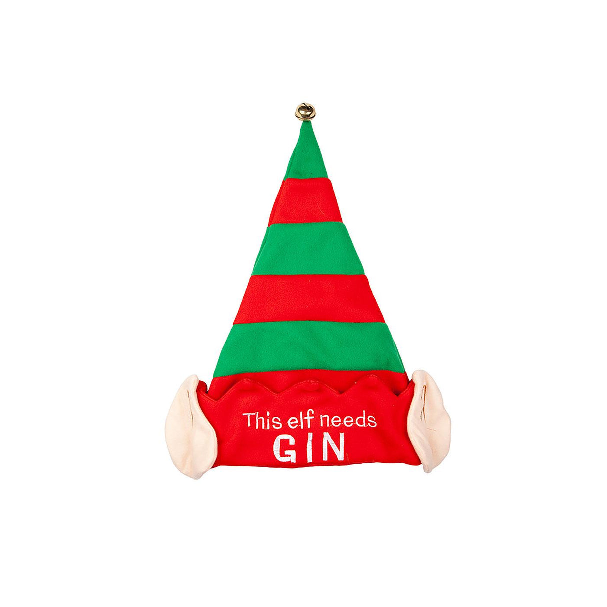 Christmas Elf Hat (This Elf Needs Gin) - Adult