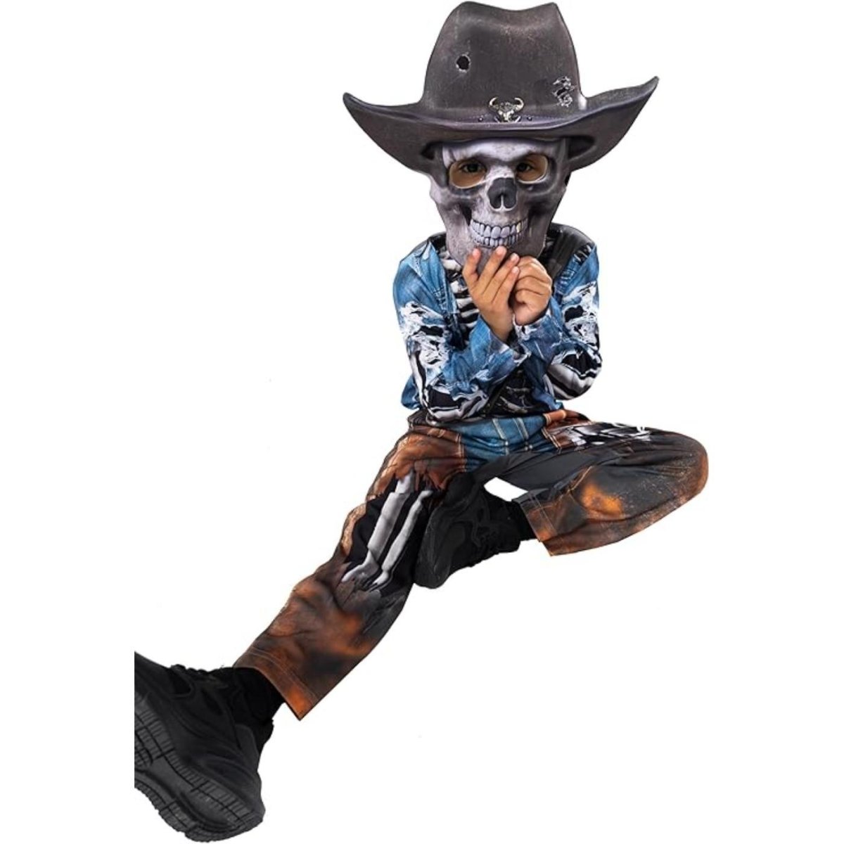 Blues Group - Zombie Ghoul Cowboy Costume - Child - Fancy Dress Central