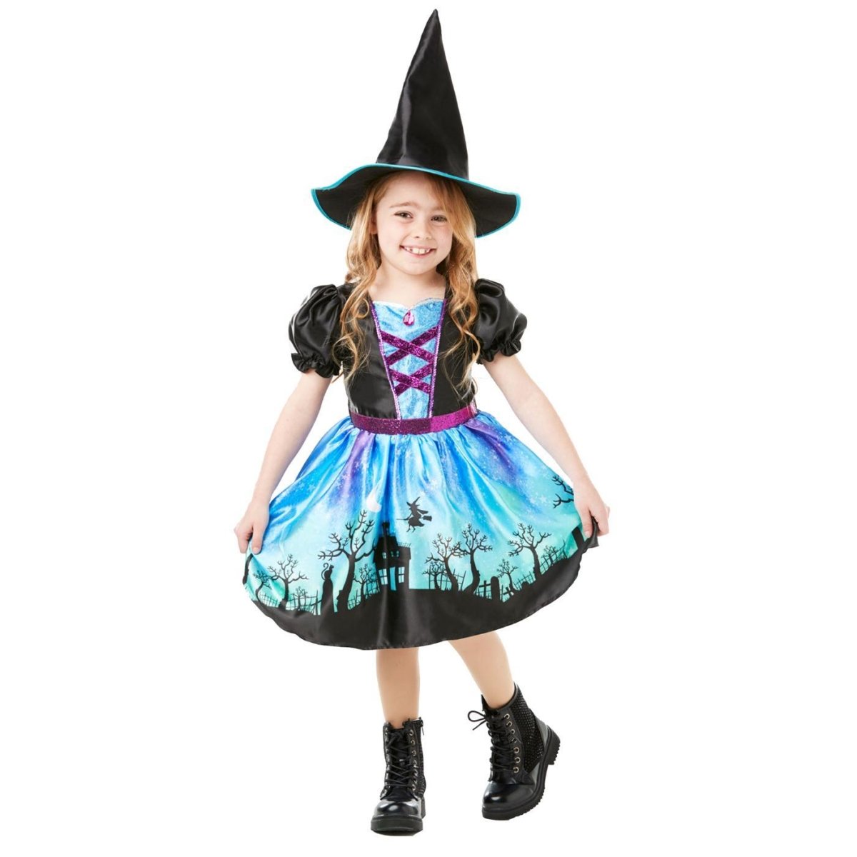 Rubies - Moonlight Witch Costume - Girls - Fancy Dress Central