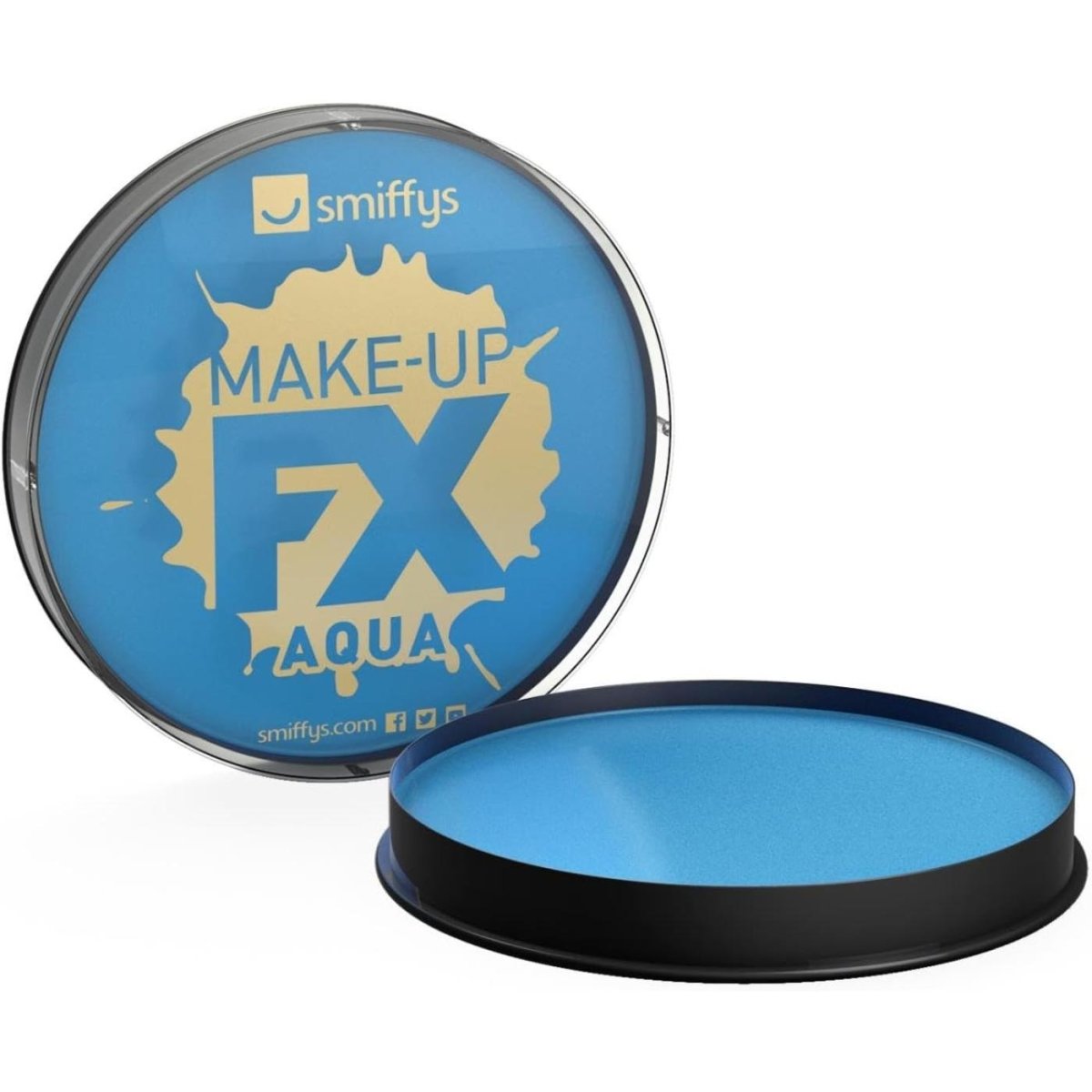 Smiffys - Make - Up FX Face and Body Paint - Pale Blue - Fancy Dress Central