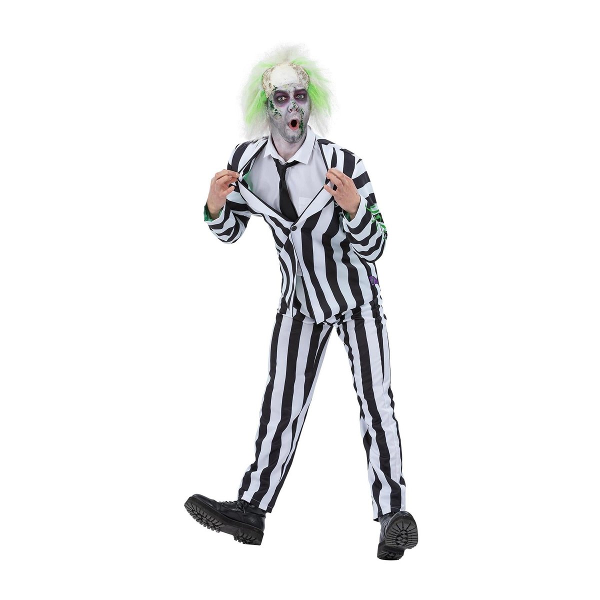 Smiffys - Beetlejuice Costume - Men - Fancy Dress Central