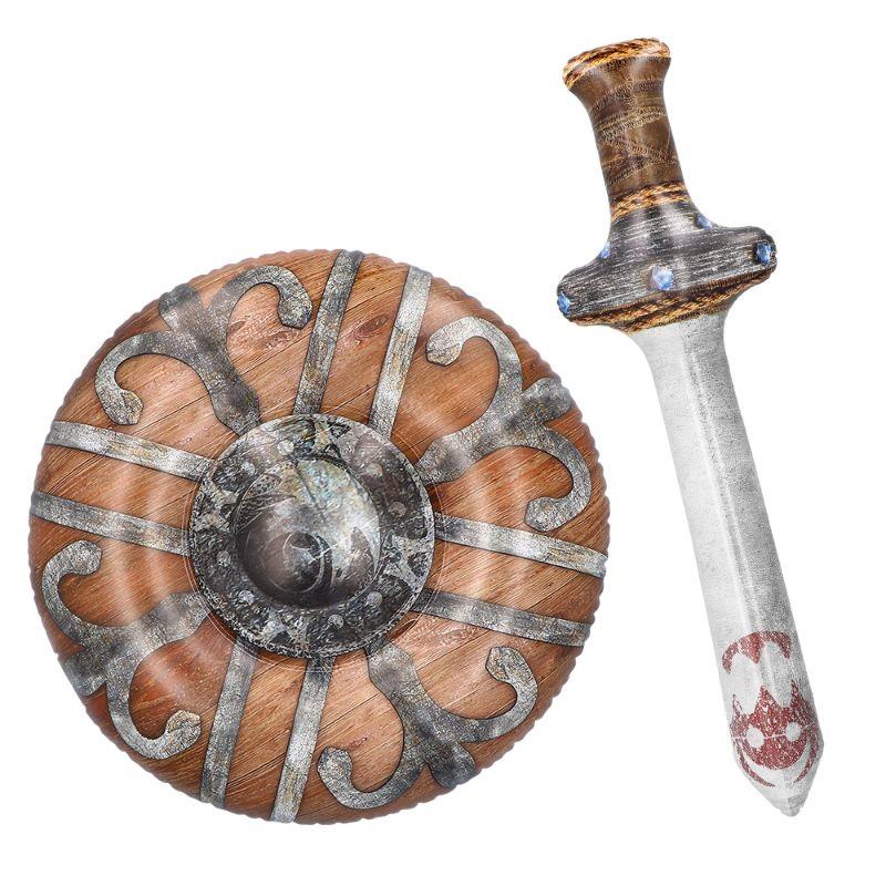 Boland - Inflatable Sword with Shield - Adult - Fancy Dress Central