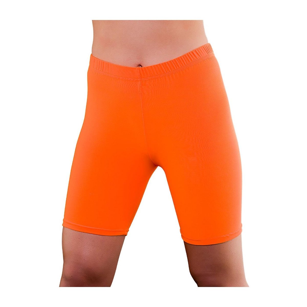 Wicked Costumes - Cycling Shorts (Neon Orange) - Women - Fancy Dress Central