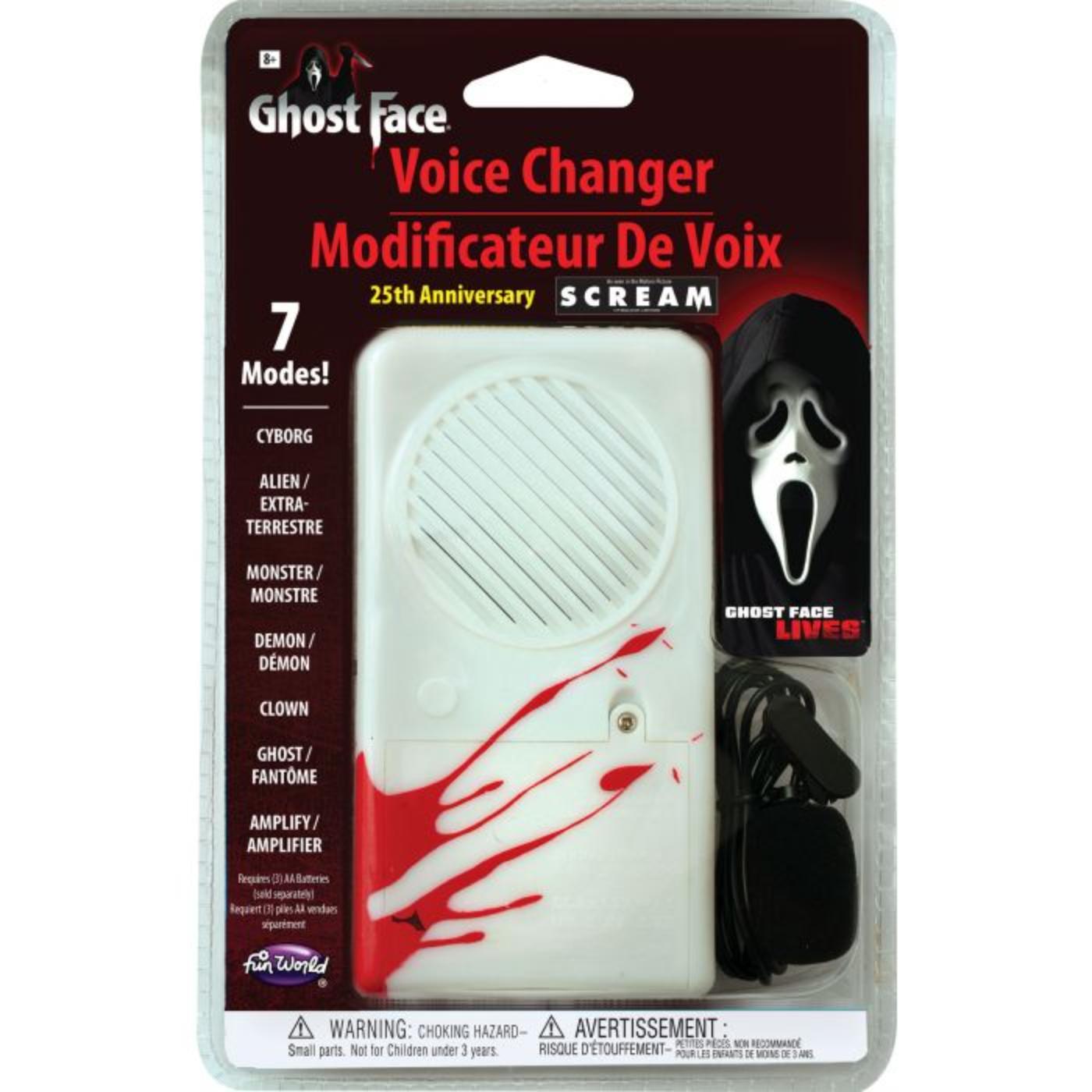 Ghost Face 25th Anniversary Voice Changer - Adult