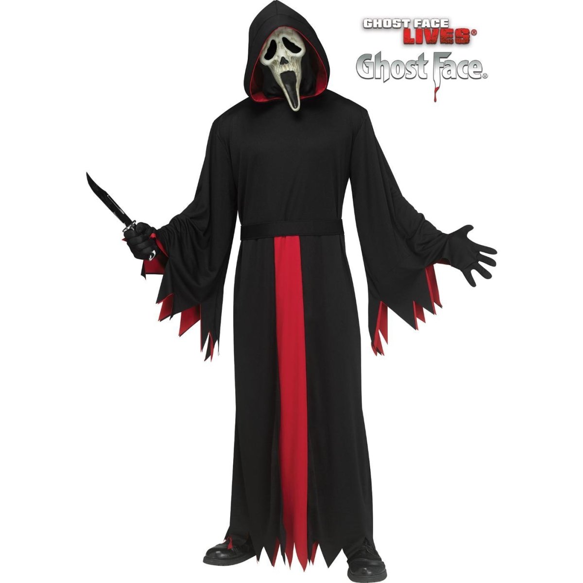 Wicked Costumes - Ghost Face Reaper Costume - Men - Fancy Dress Central