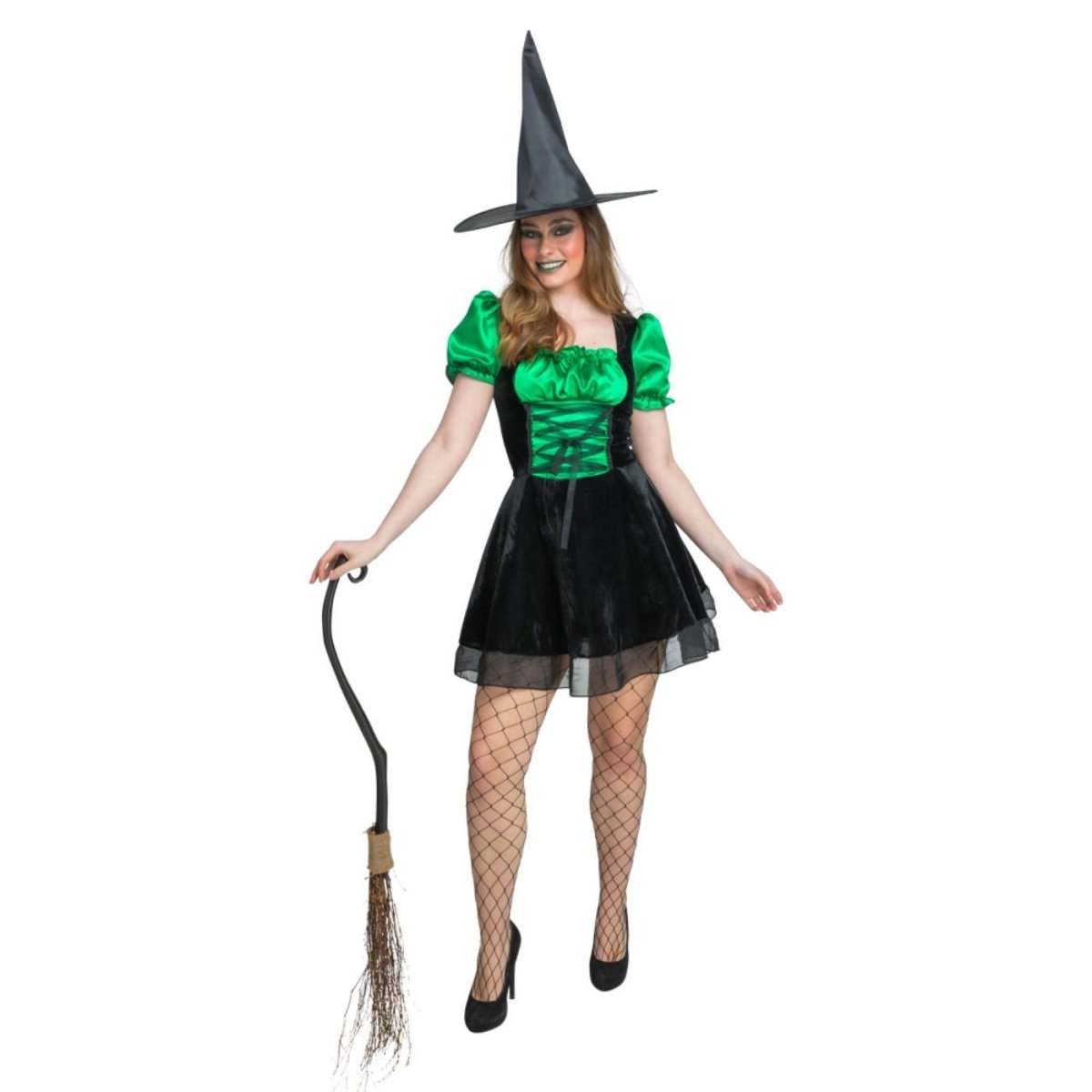 Wicked Costumes - Emerald Witch Costume - Womens - Fancy Dress Central