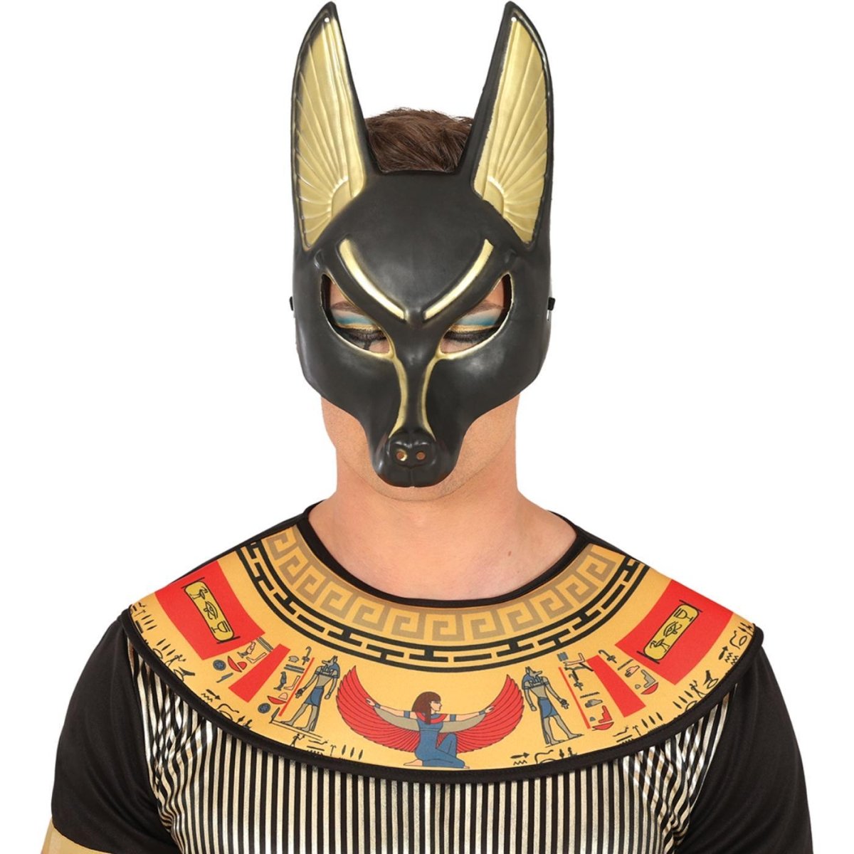 Fiestas Guirca - Egyptian Anubis Mask - Men - Fancy Dress Central
