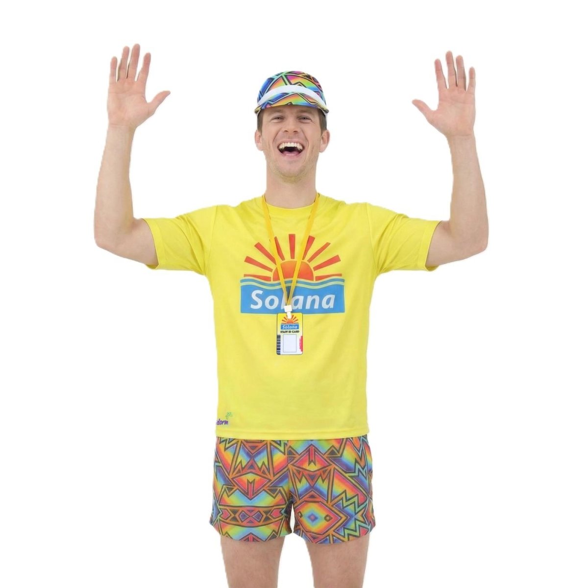Blues Group - Benidorm Solana Costume - Adult - Fancy Dress Central
