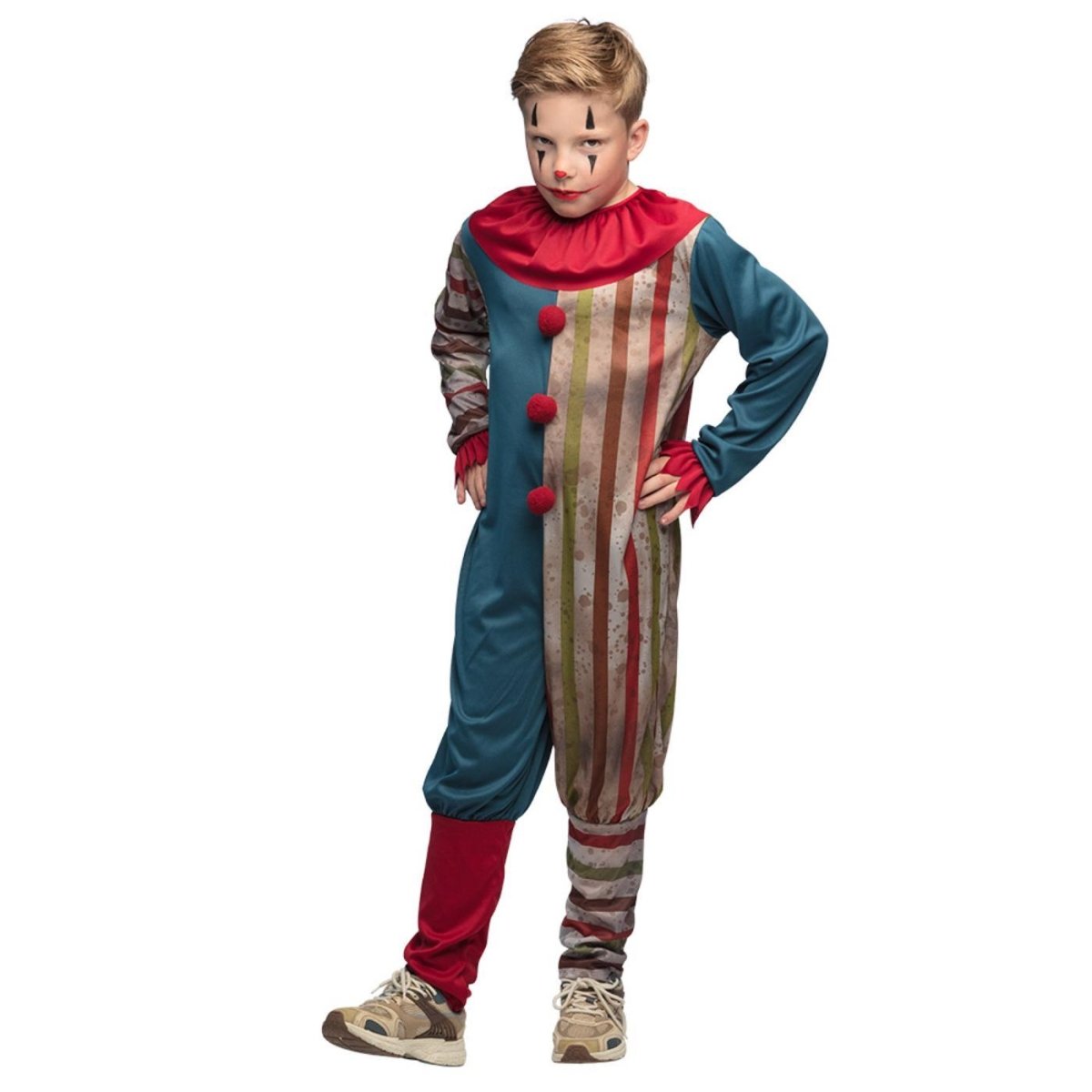 Boland - Evil Clown Costume - Boys - Fancy Dress Central