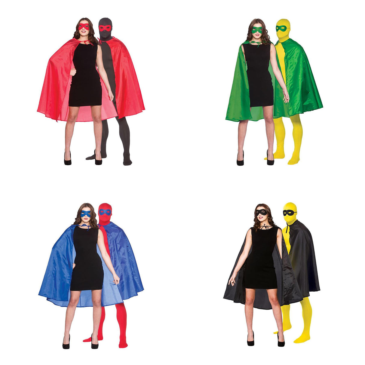 Super Hero Cape & Mask - Adult