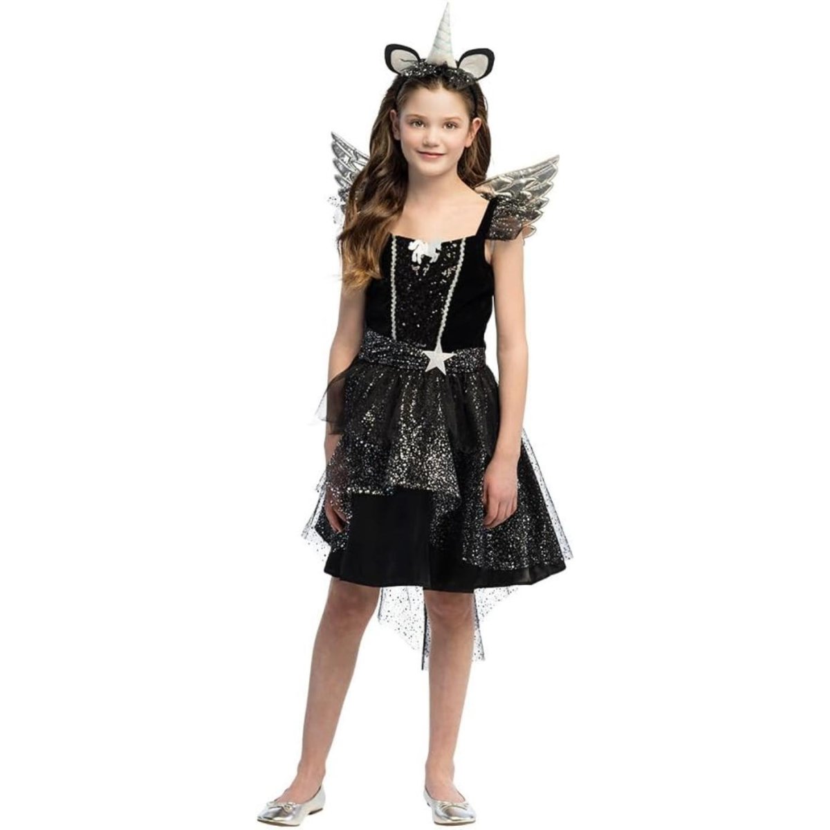 Boland - Dark Unicorn Costume - Girls - Fancy Dress Central