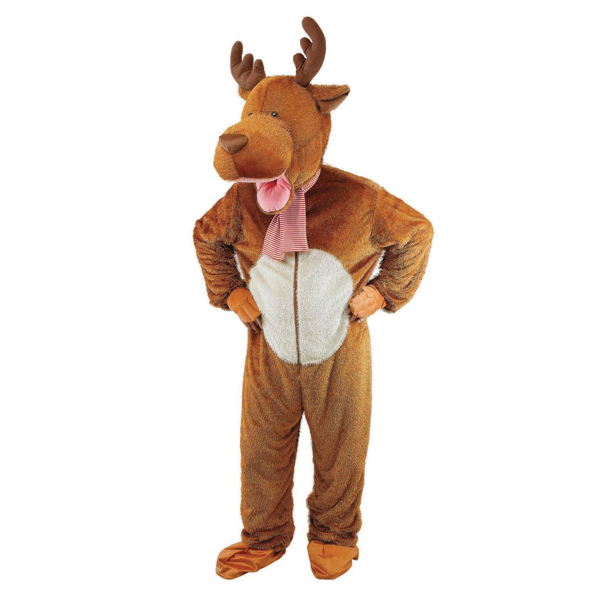 Big Head Reindeer Costume - Men