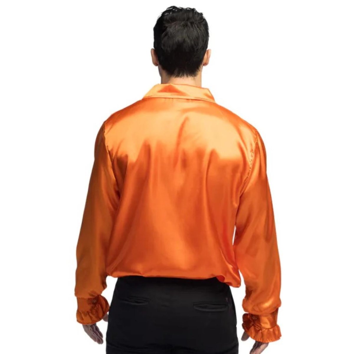 Boland - Ruffle Party Shirt (Orange) - Men - Fancy Dress Central