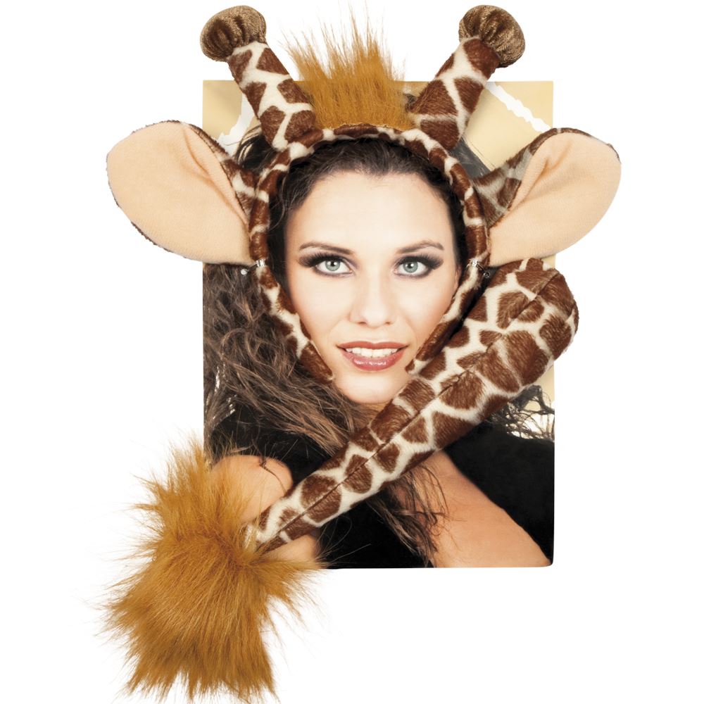 Boland - Giraffe Ears & Tail - Adult - Fancy Dress Central