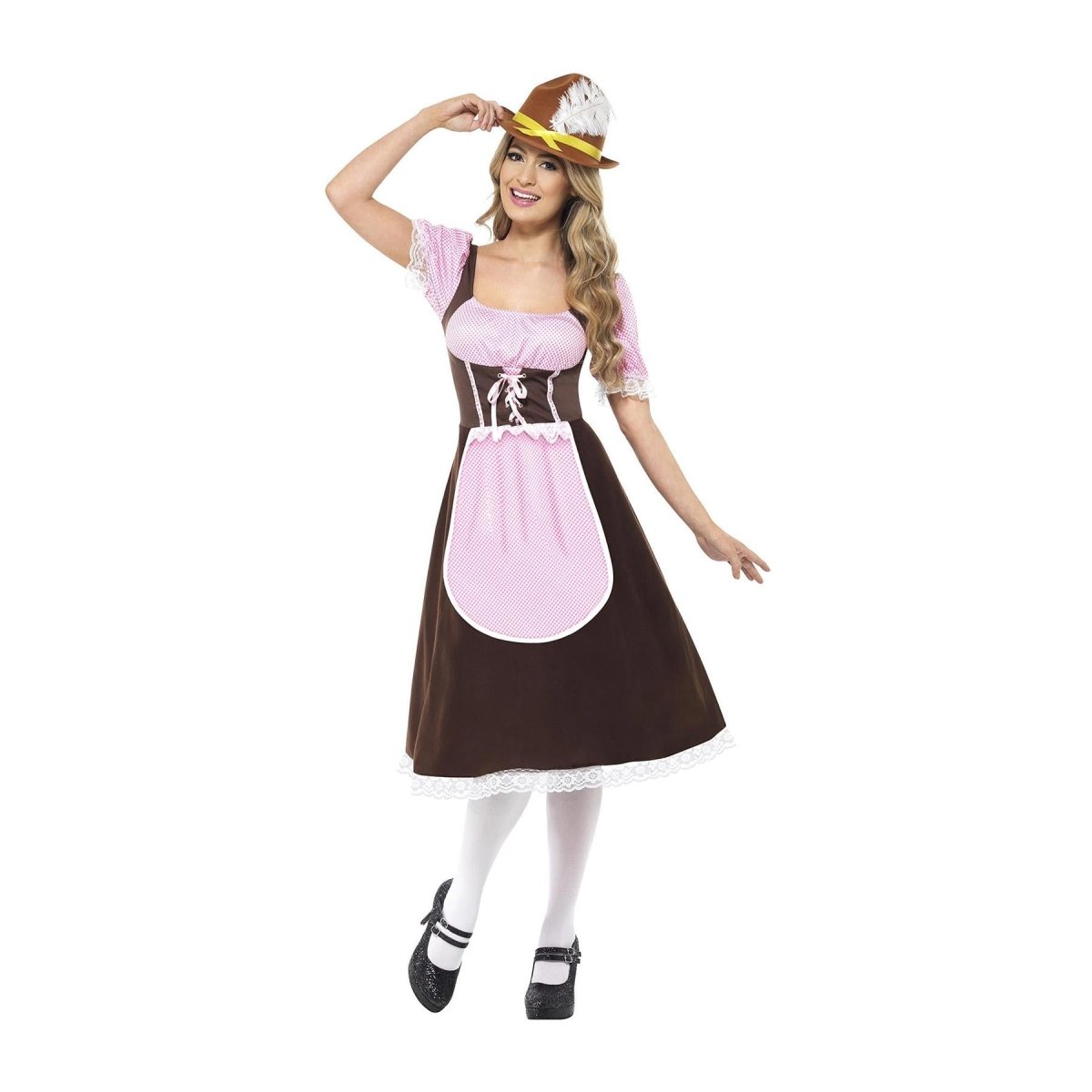 Smiffys - Tavern Girl Long Dress Costume - Women - Fancy Dress Central