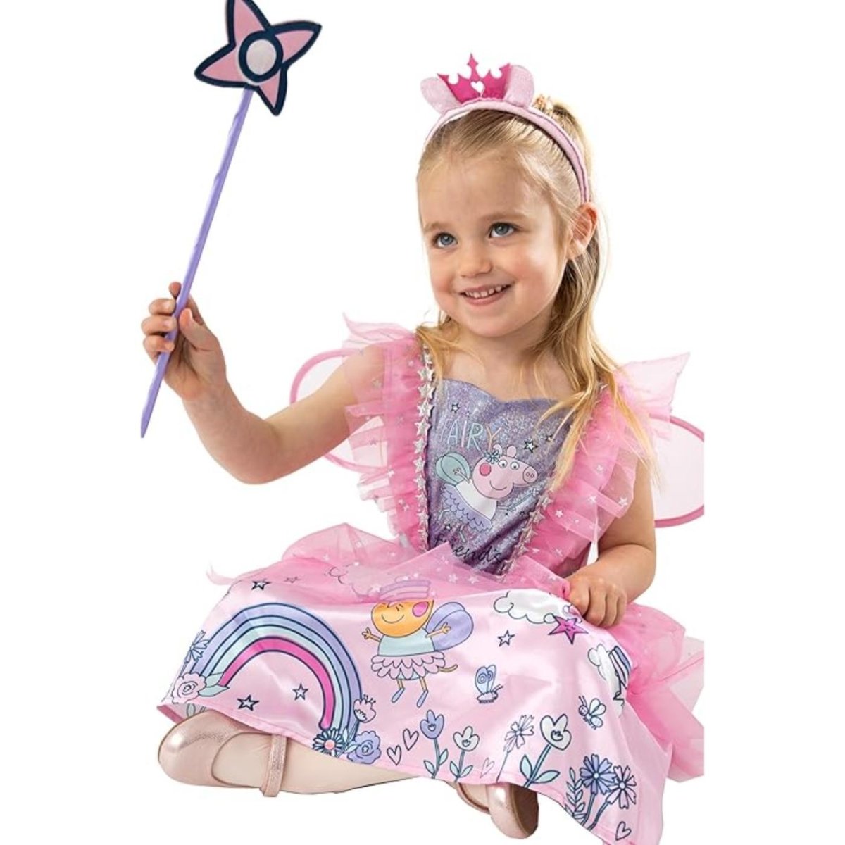 Blues Group - Peppa Pig Fairy Costume - Girls - Fancy Dress Central
