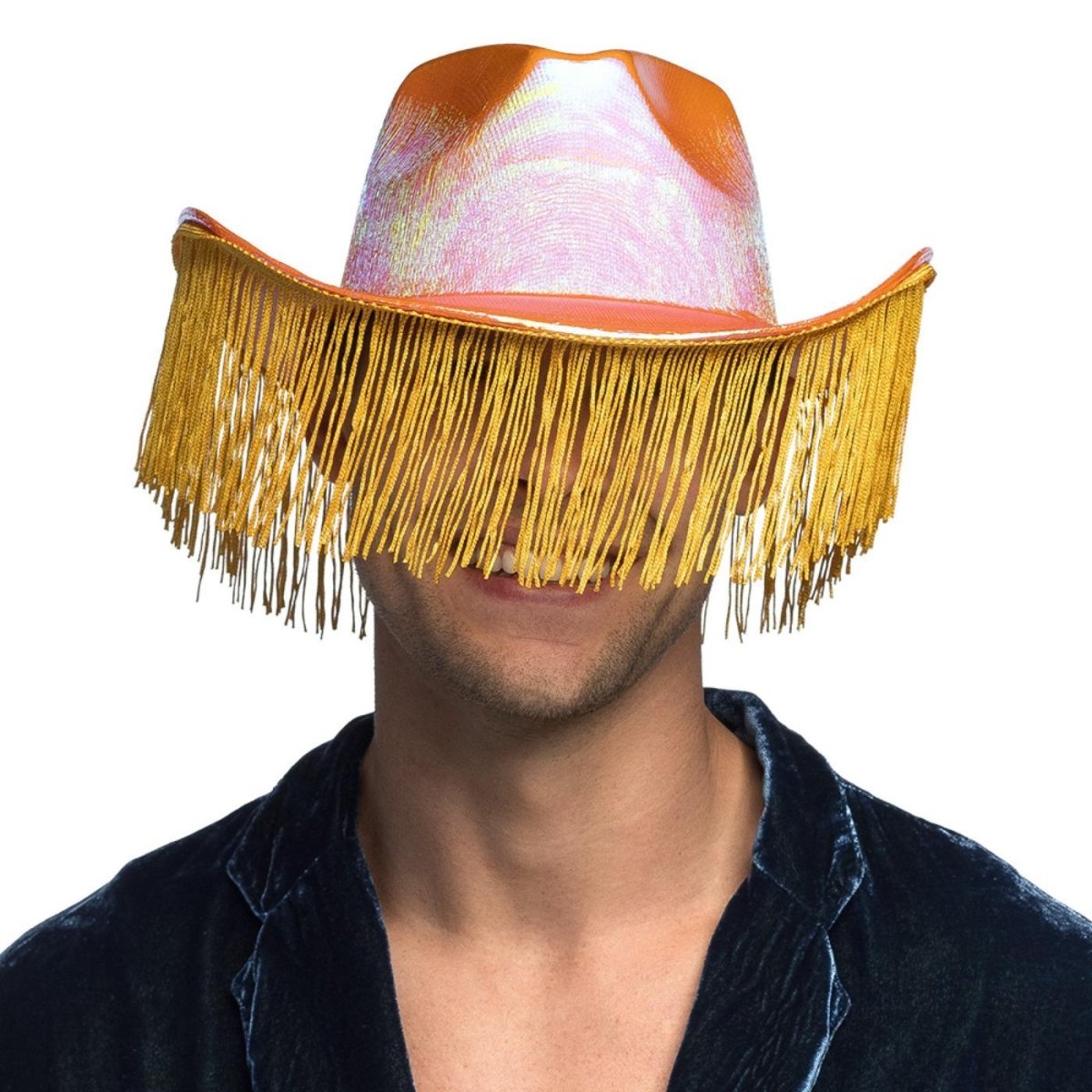 Fancy Dress Central - Fabulous Cowboy Hat (Peach) - Adult - Fancy Dress Central