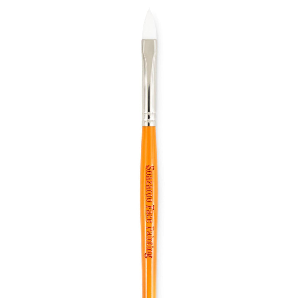 Flat Face Paint Brush (Yellow) - Medium