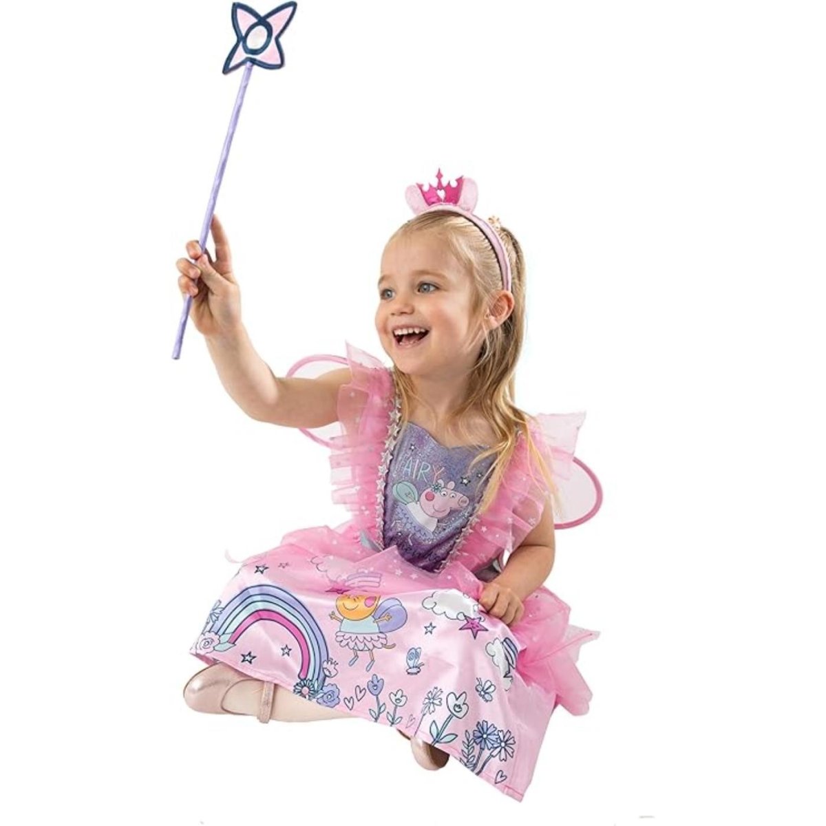 Blues Group - Peppa Pig Fairy Costume - Girls - Fancy Dress Central