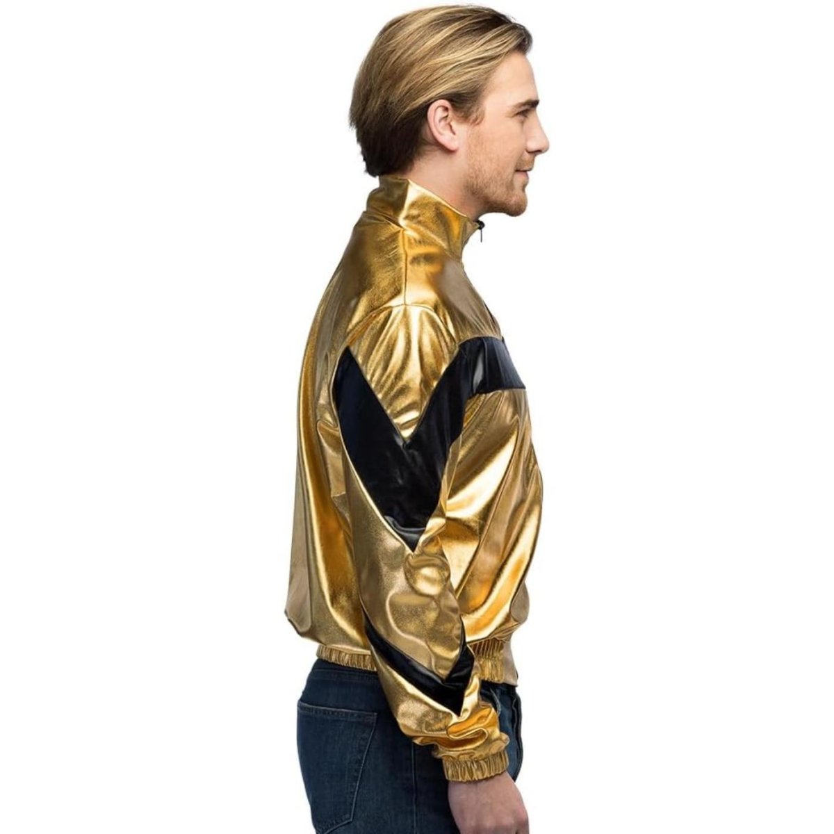 Boland - Metallic Cosmic Jacket (Gold) - Men - Fancy Dress Central