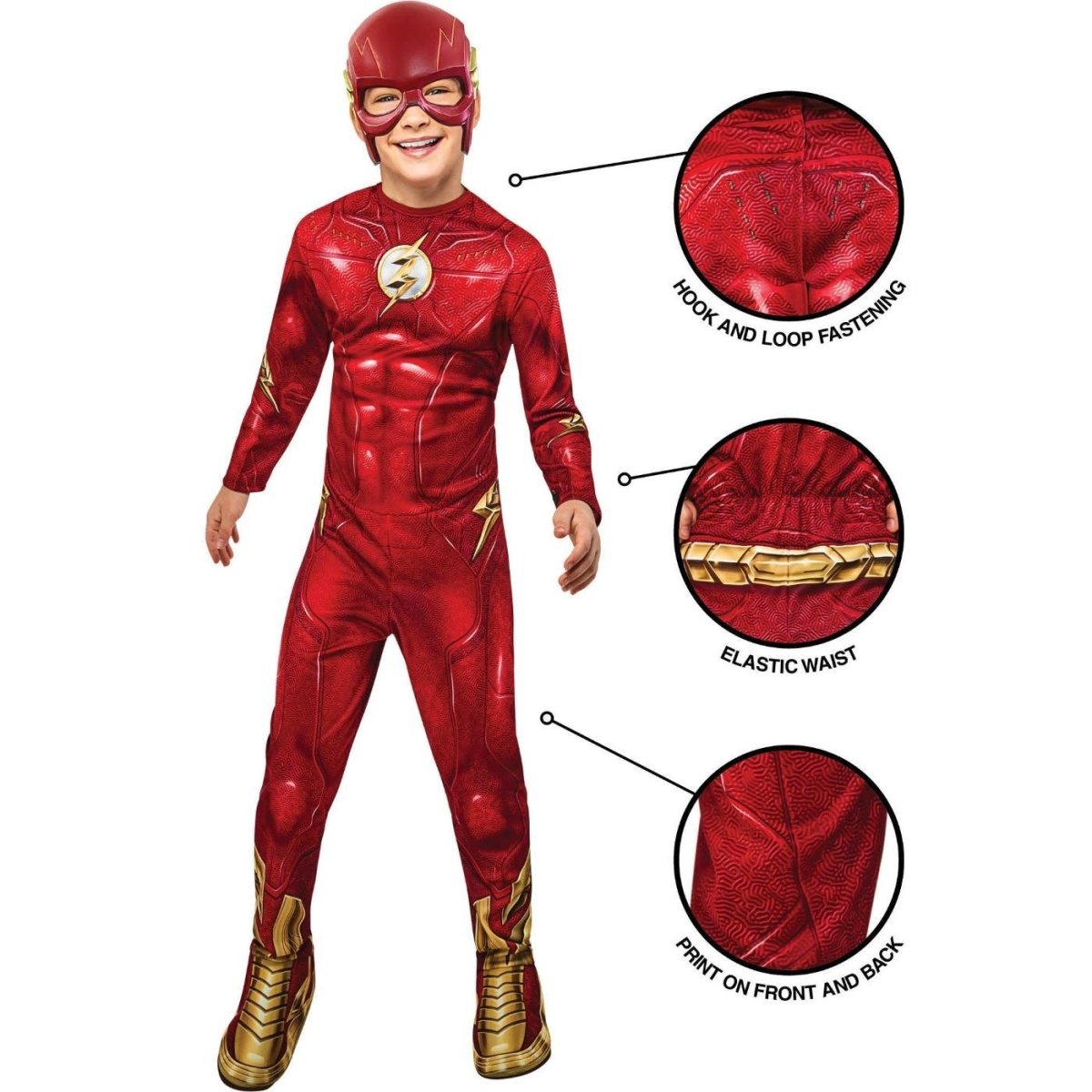 Rubies - The Flash Classic Costume - Boys - Fancy Dress Central