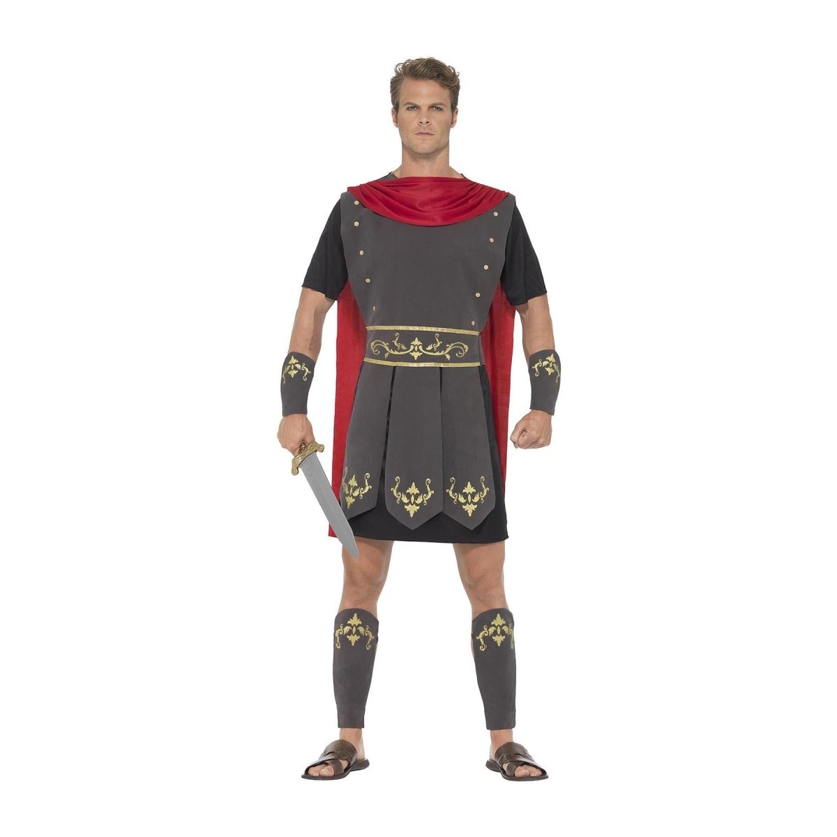 Smiffys - Roman Gladiator Costume - Men - Fancy Dress Central