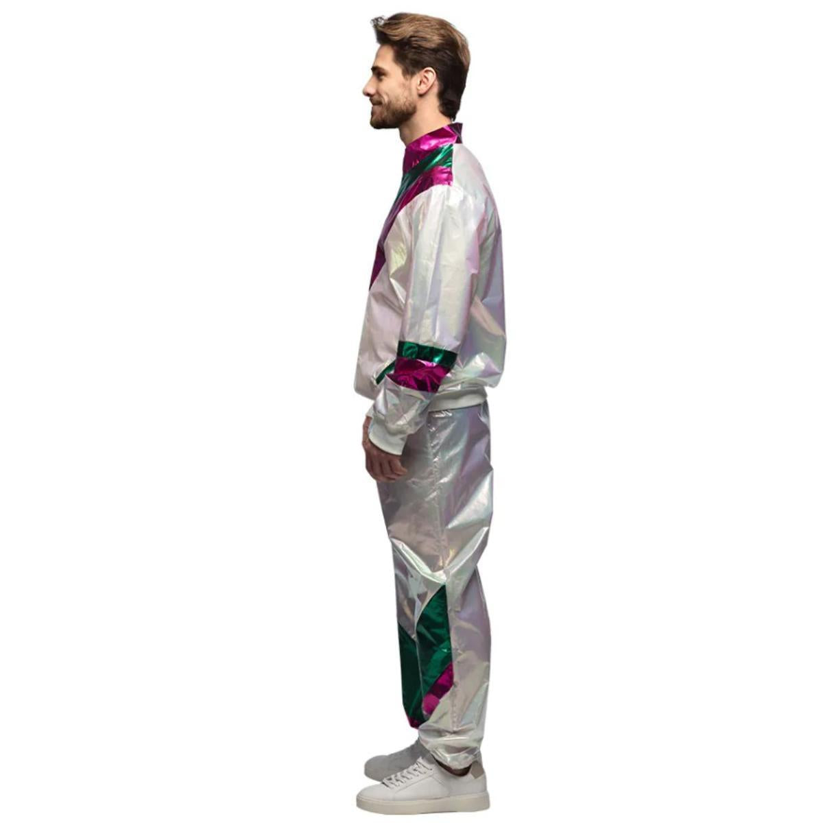 Holographic Dude Shell Suit Costume - Men