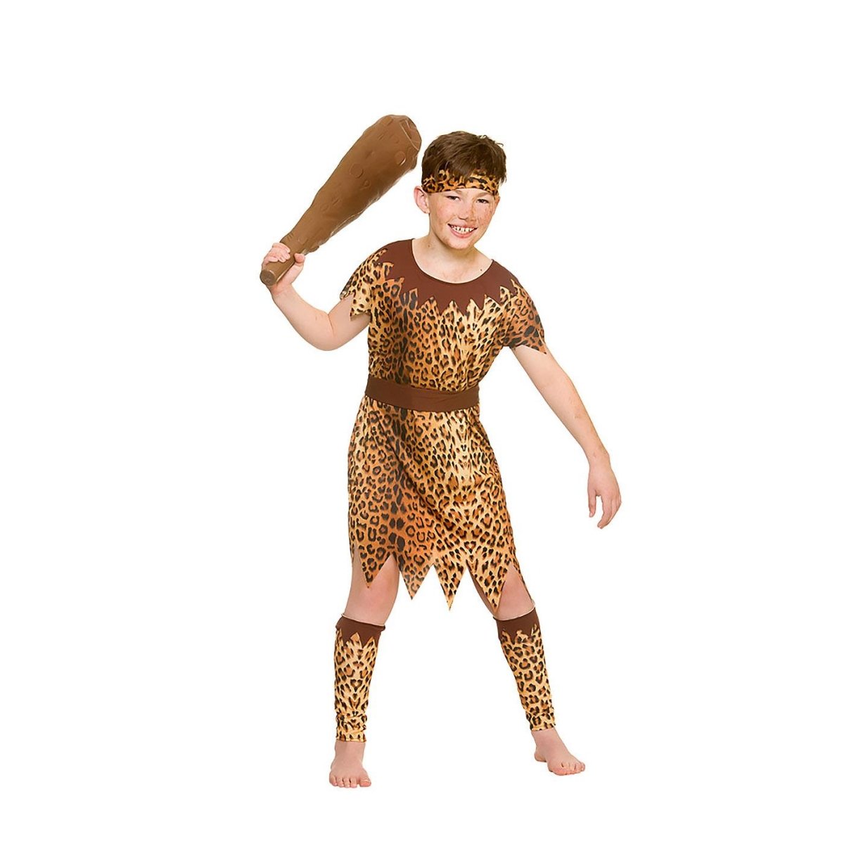 Wicked Costumes - Stone Age Cave Boy Costume - Boys - Fancy Dress Central