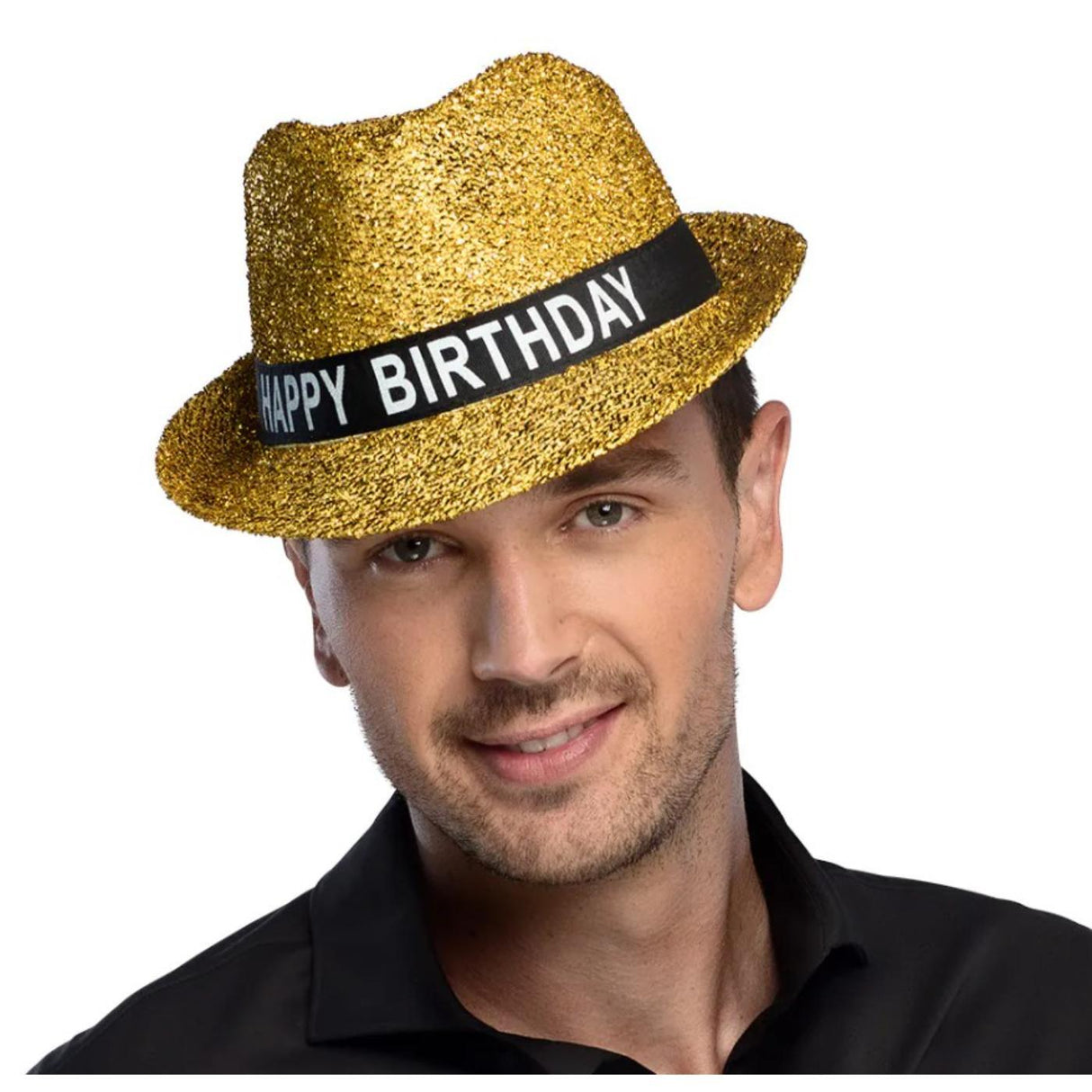 Boland - Happy Birthday Hat (Gold) - Adult