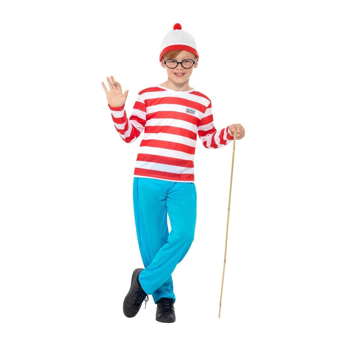 Smiffys - Where's Wally? Costume - Boys - Fancy Dress Central
