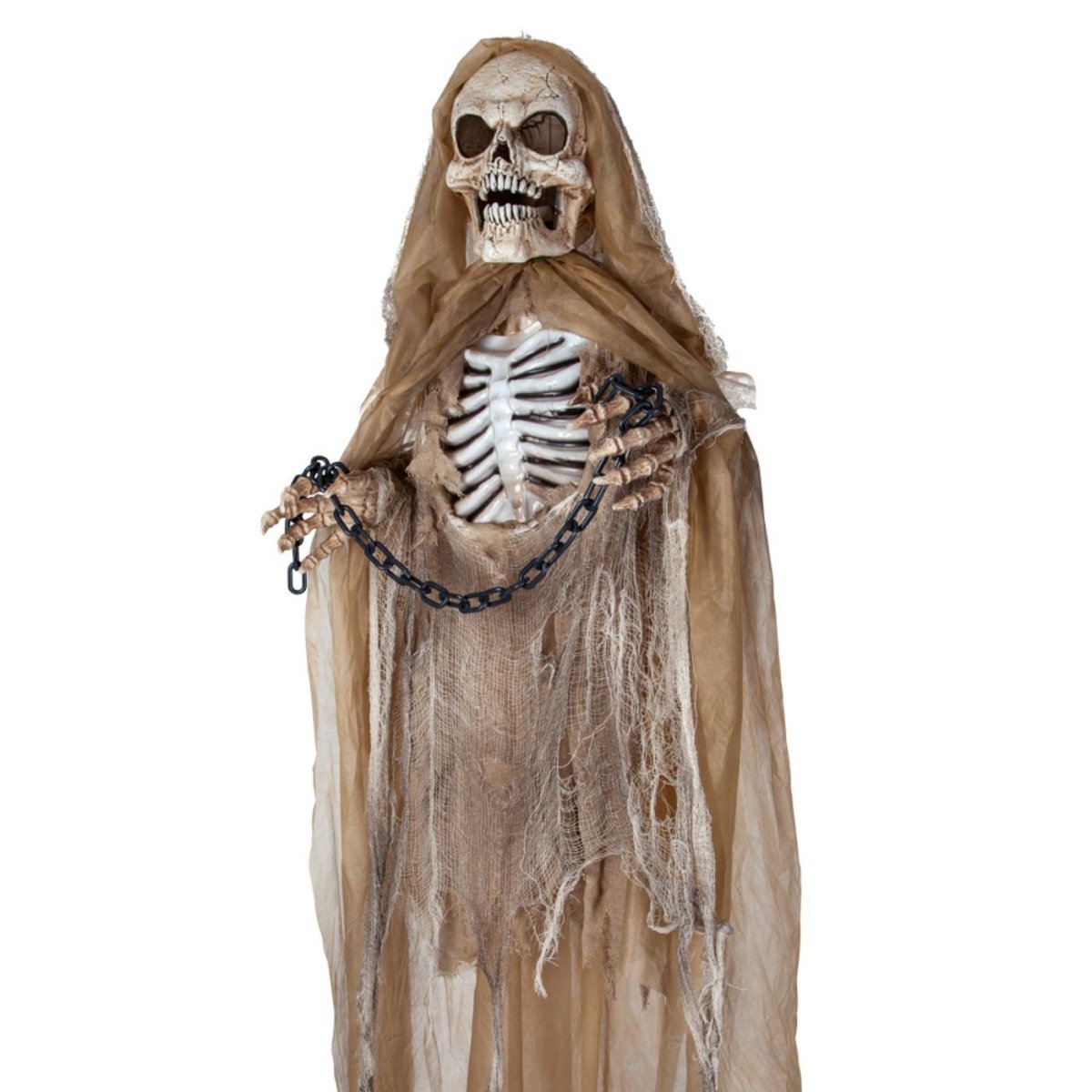 Wicked Costumes Ltd - Hanging Skeleton Reaper in Chains - Party Decoration - Fancy Dress Central