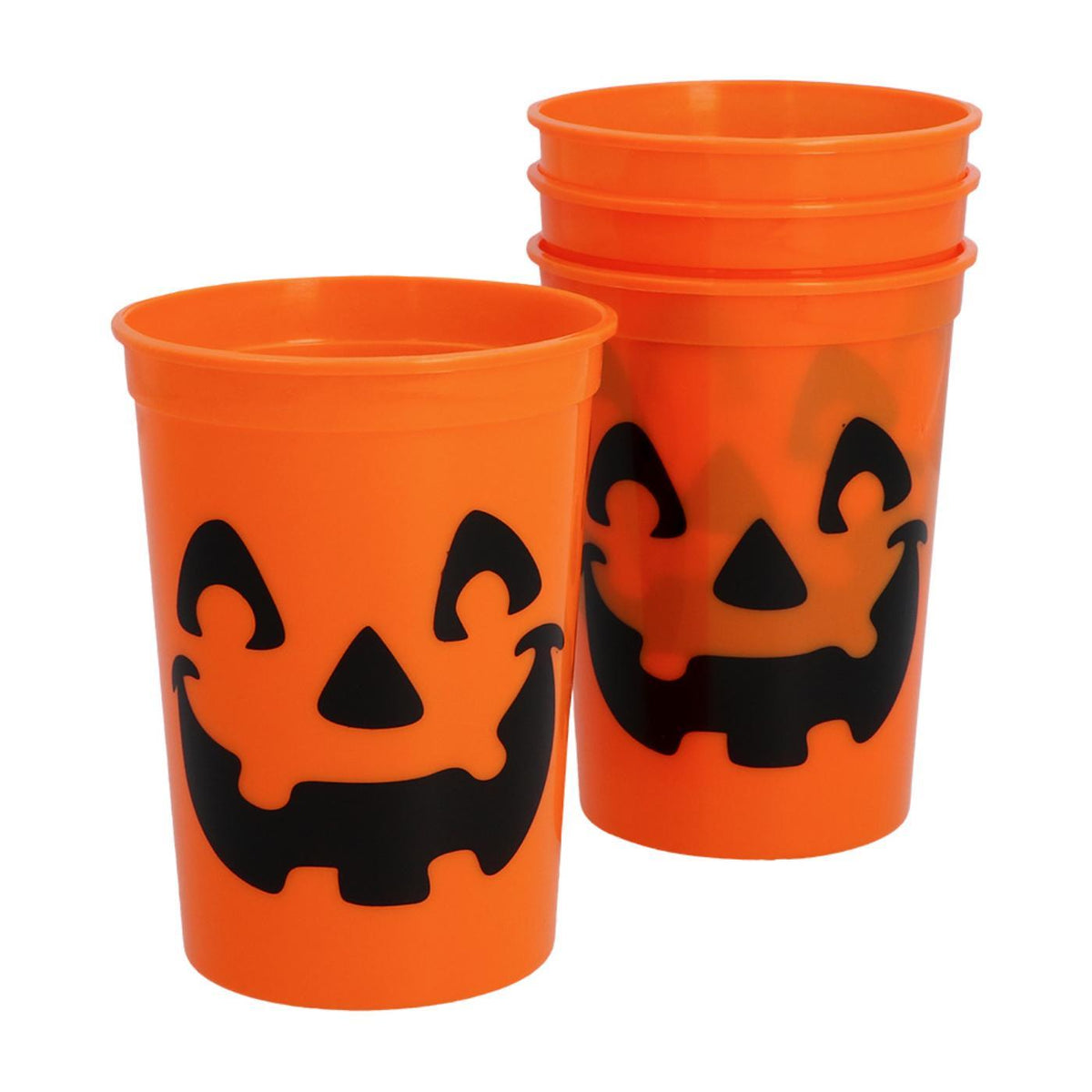 Pumpkin Plastic Cups