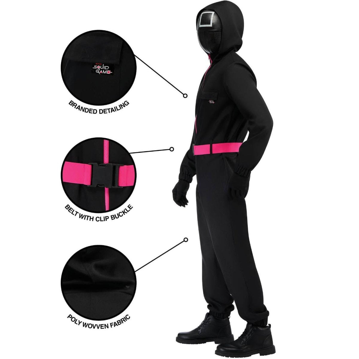 Rubies - Squid Games Supervisor Costume - Men - Fancy Dress Central