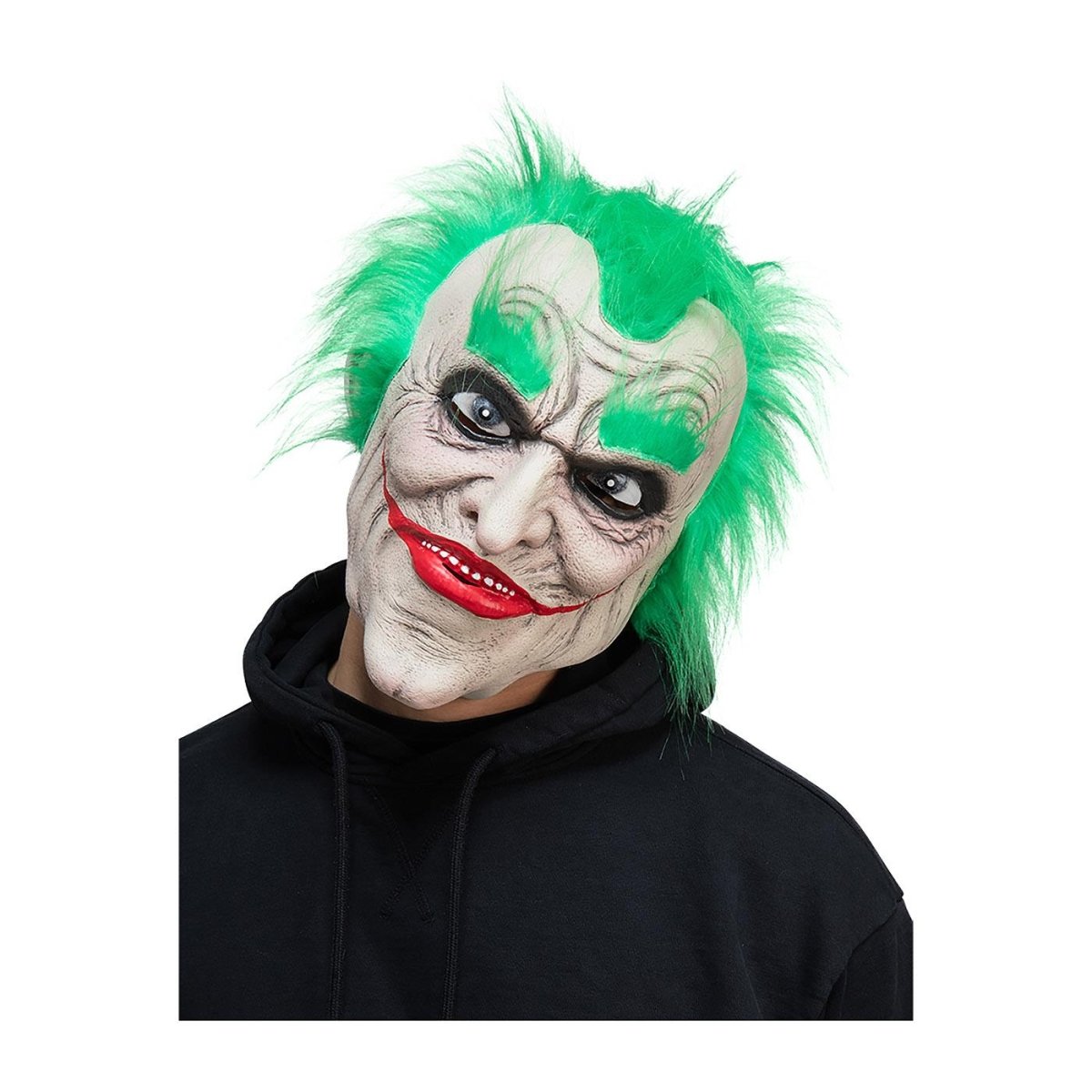 Wicked Costumes Ltd - Green Haired Freak Mask - Adult - Fancy Dress Central