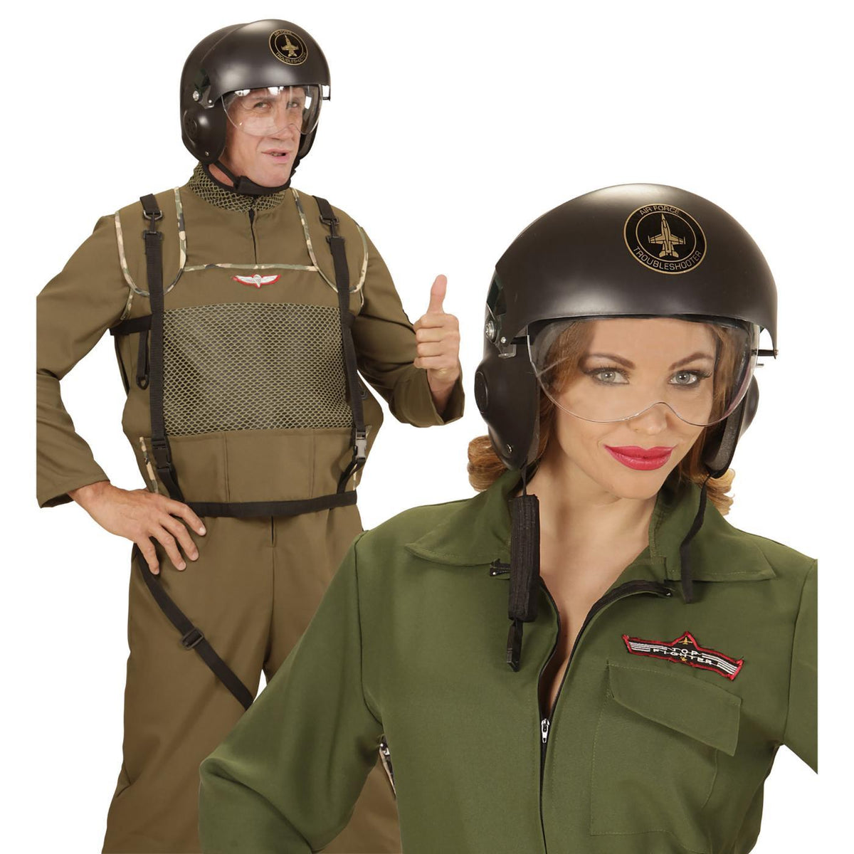 Fighter Jet Pilot Helmet - Adult