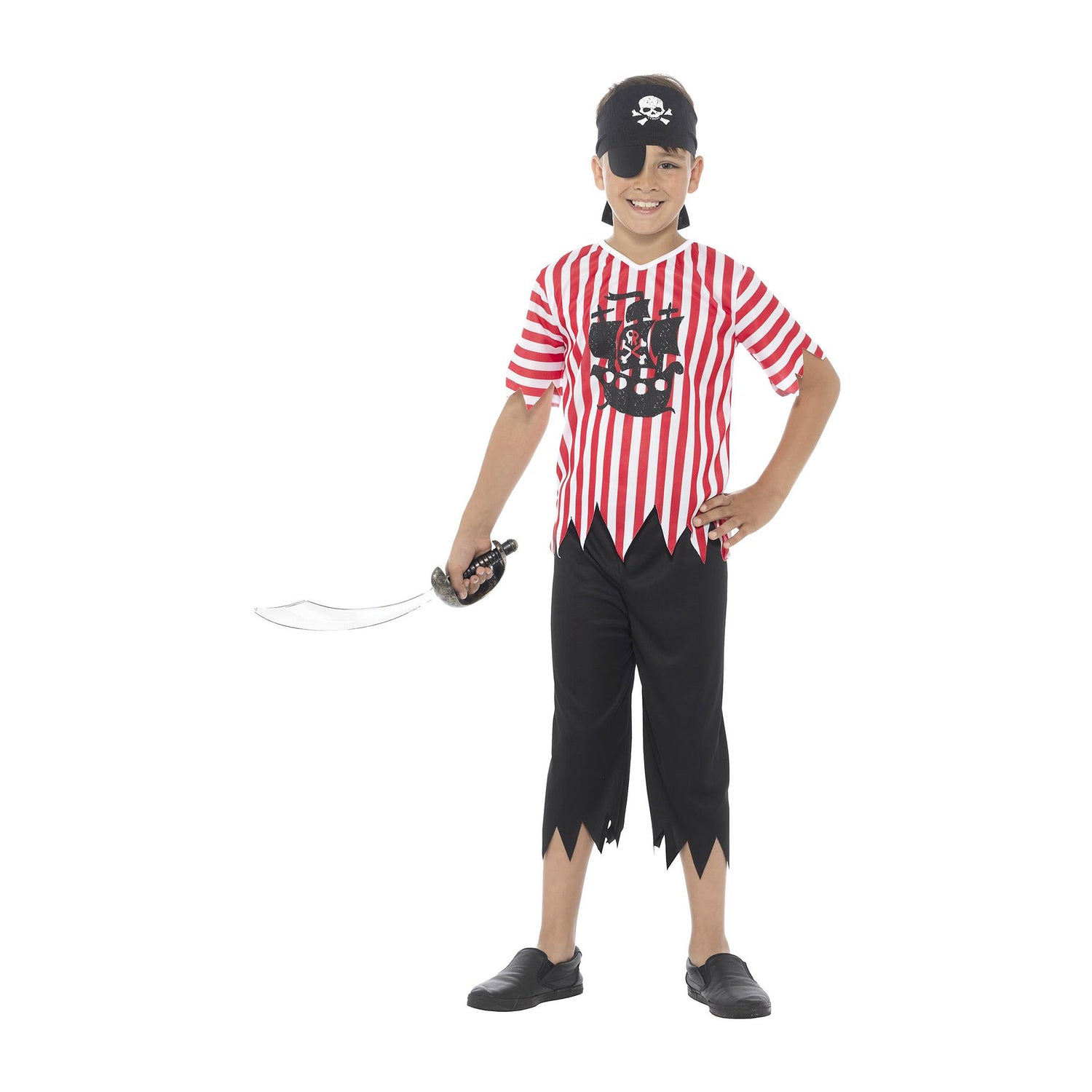 Smiffys - Jolly Pirate Costume - Boys