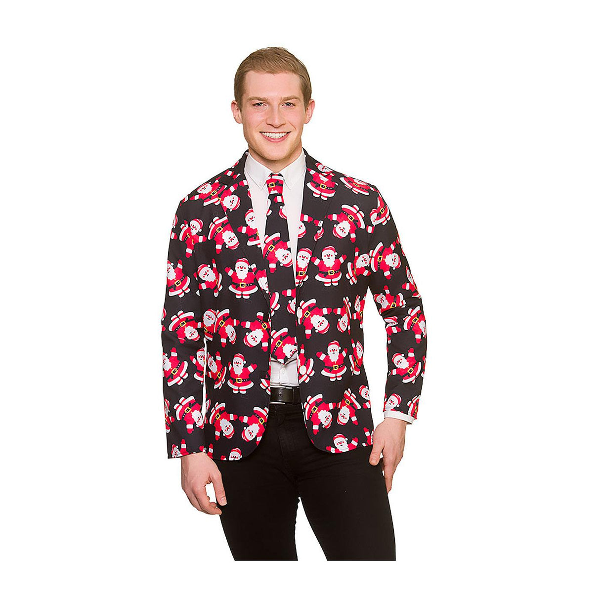 Santa Christmas Jacket & Tie - Men