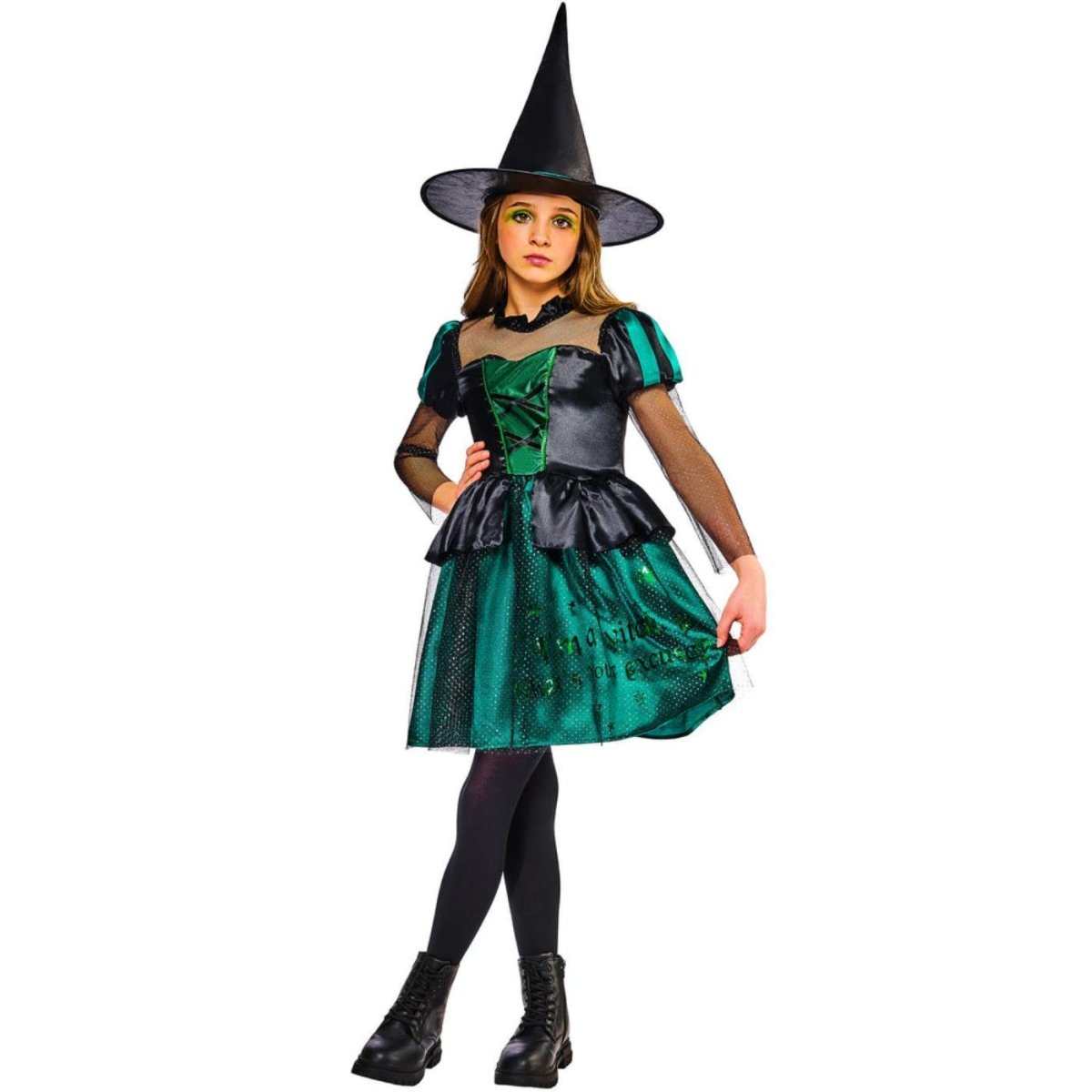 Rubies - Wicked Witch of The West Costume - Girls - Fancy Dress Central